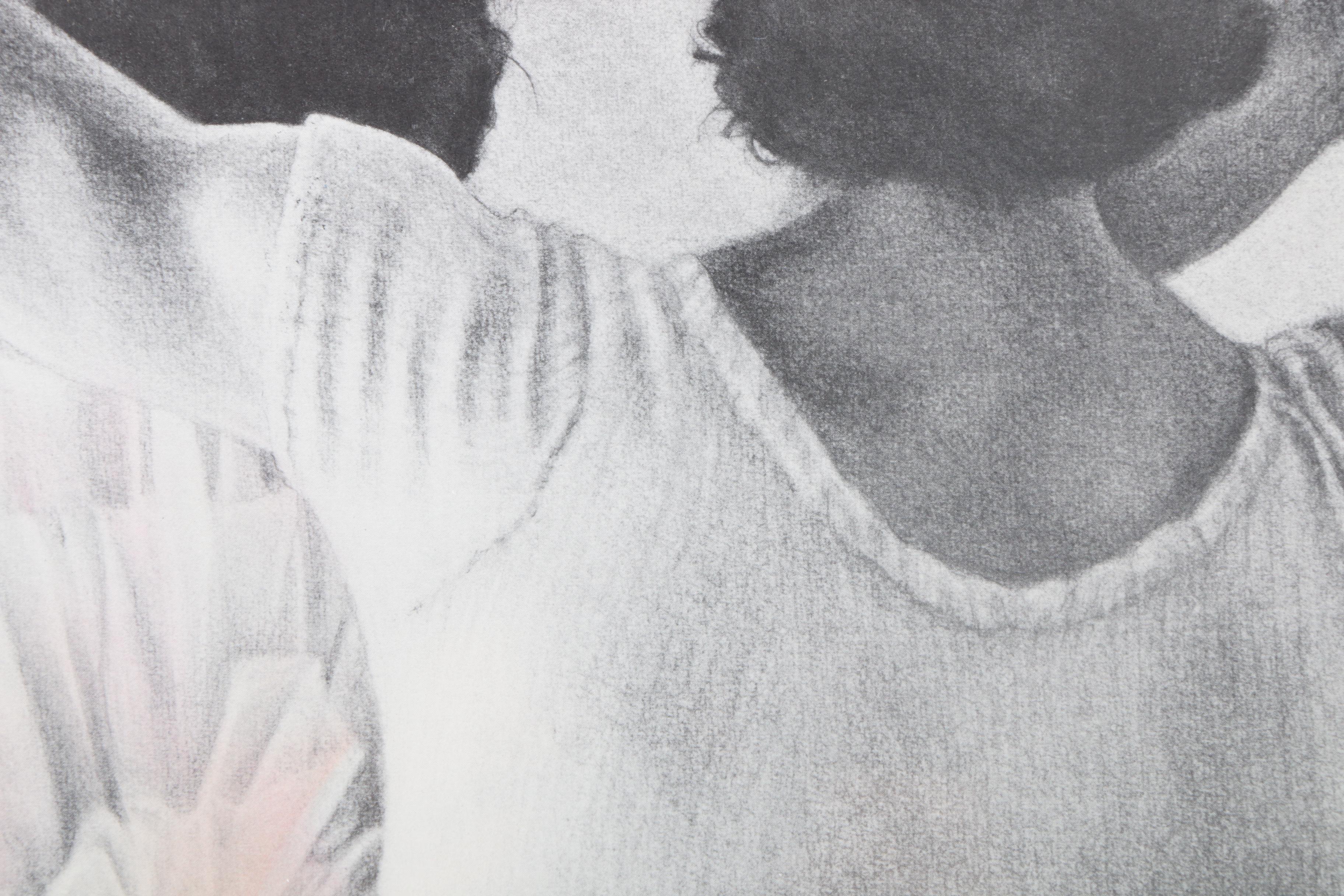 C.L. Cunningham Limited Edition Offset Lithograph on Paper "Pink"