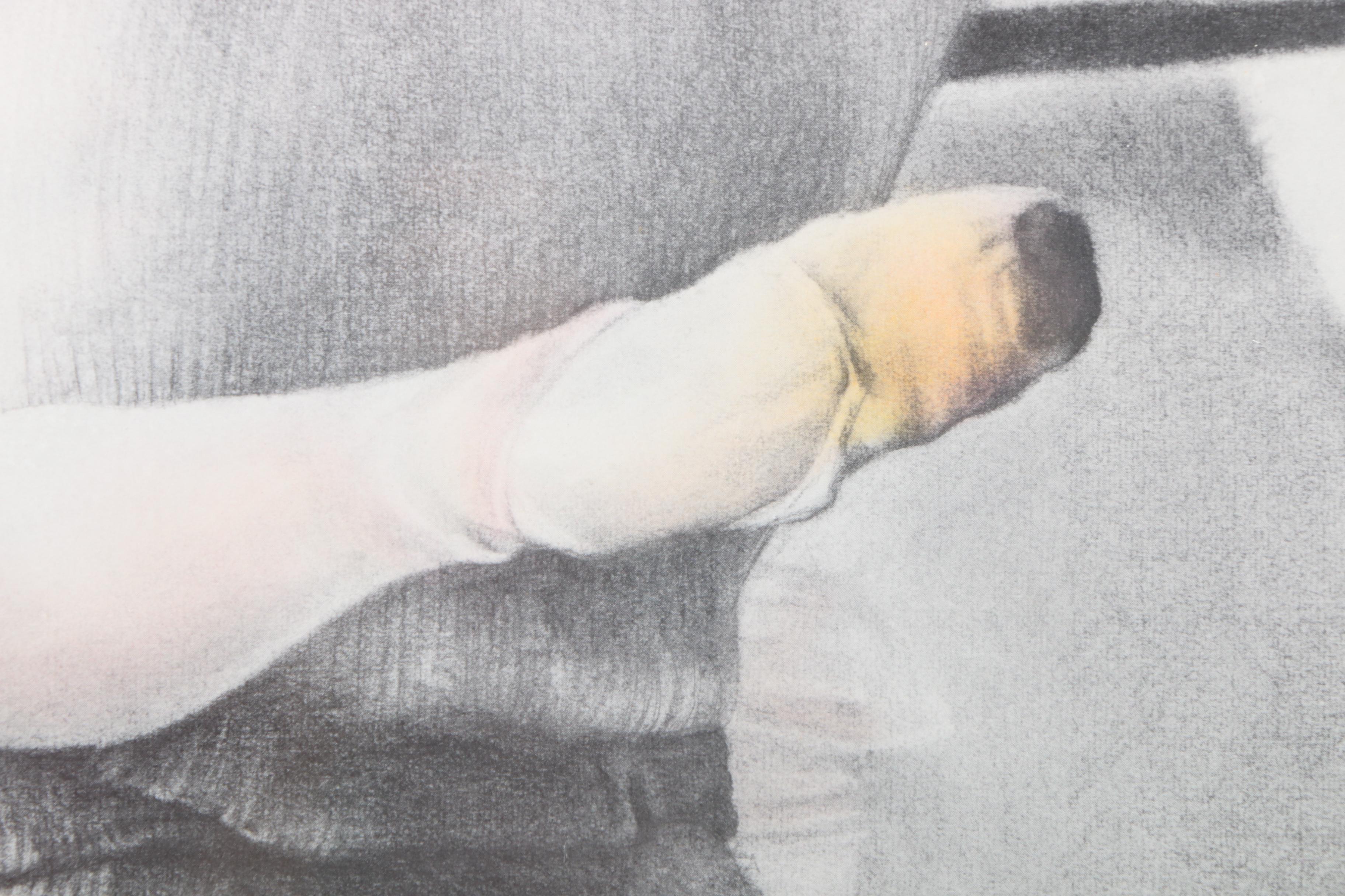 C.L. Cunningham Limited Edition Offset Lithograph on Paper "Pink"