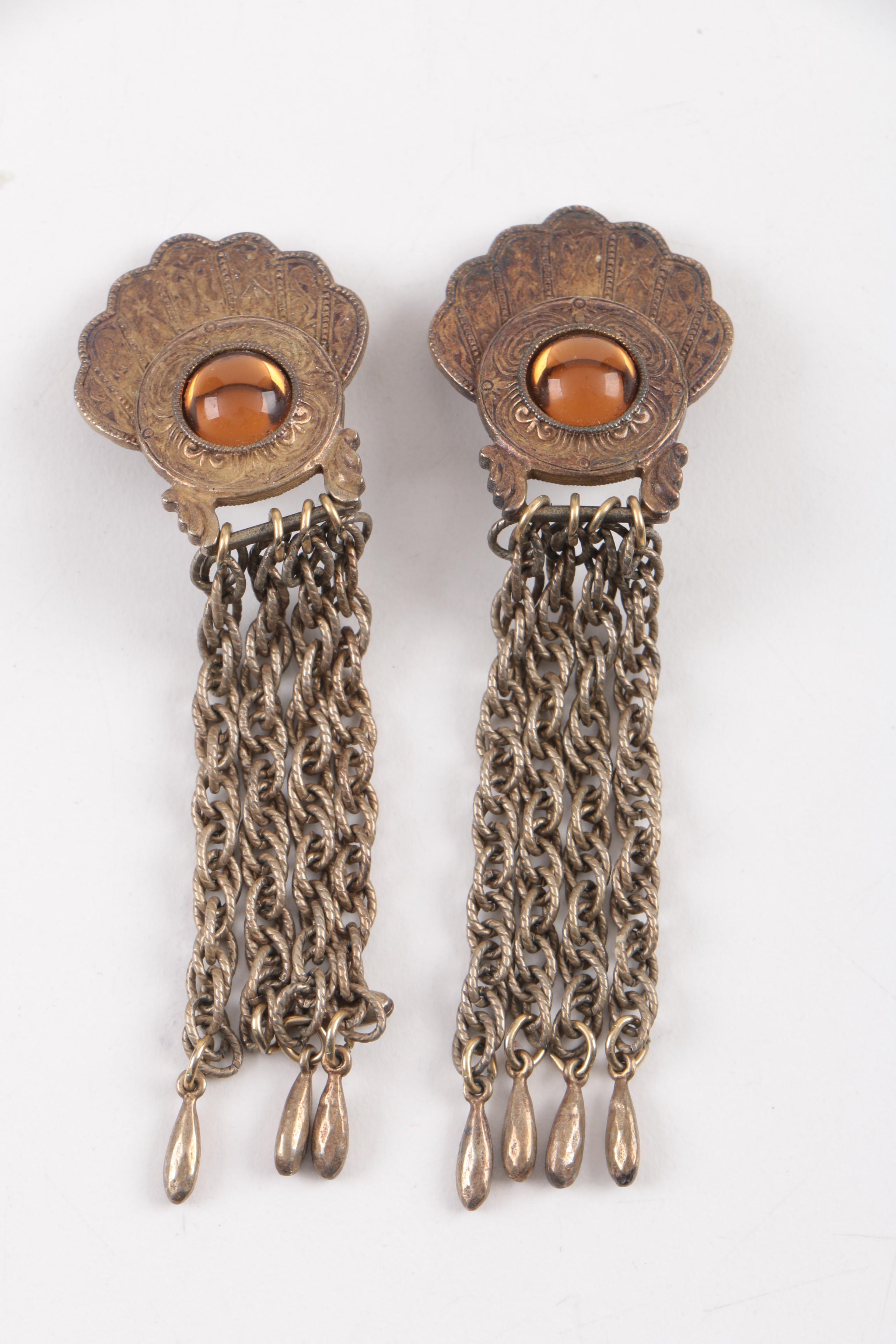 Assorted Earthtone Jewelry Including Sorelli