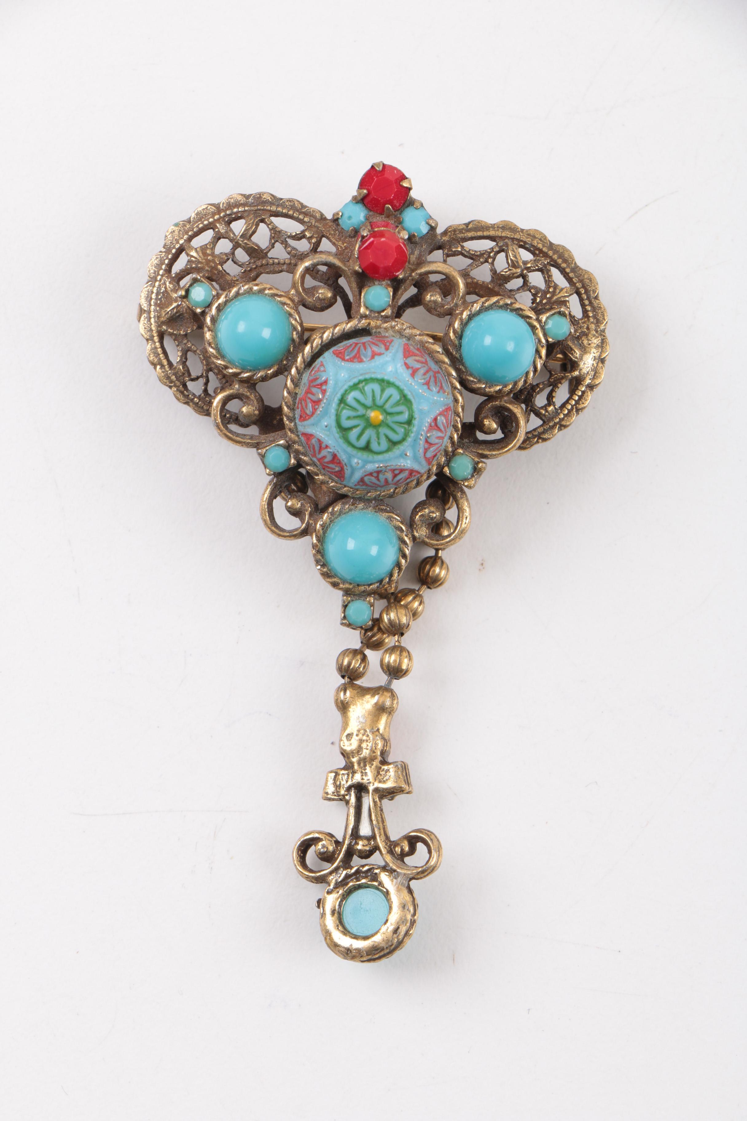 Assorted Earthtone Jewelry Including Sorelli