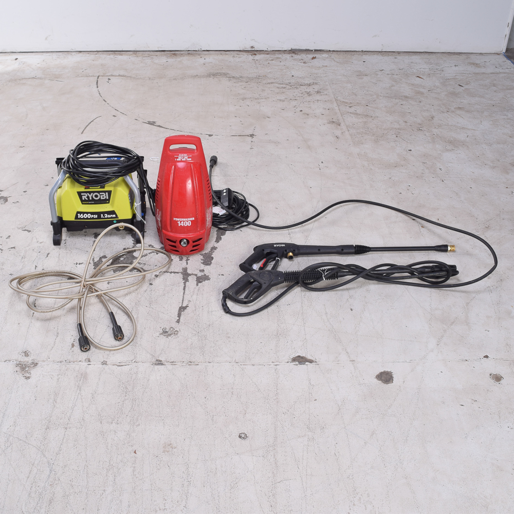 Ryobi Tools RY141600 Electric Power Washer and Powerwasher 1400