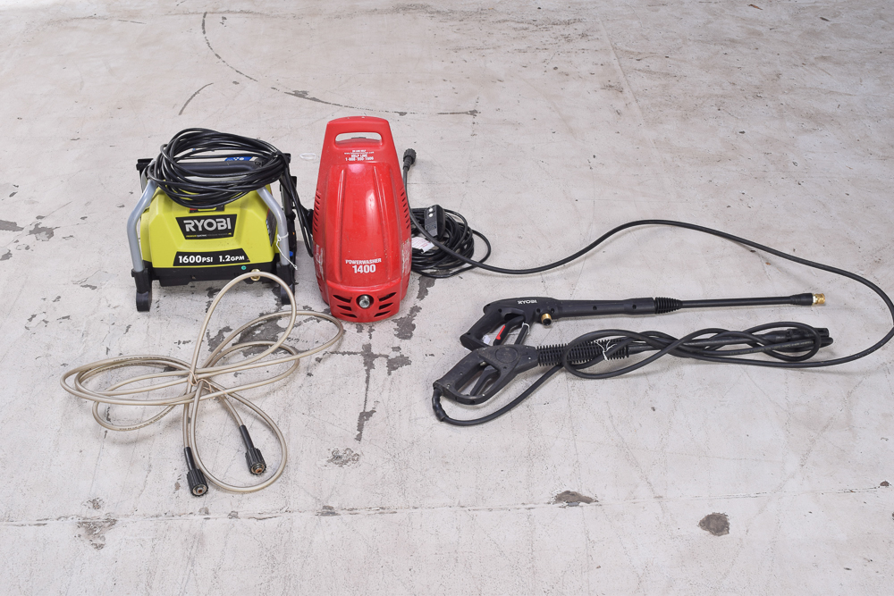 Ryobi Tools RY141600 Electric Power Washer and Powerwasher 1400