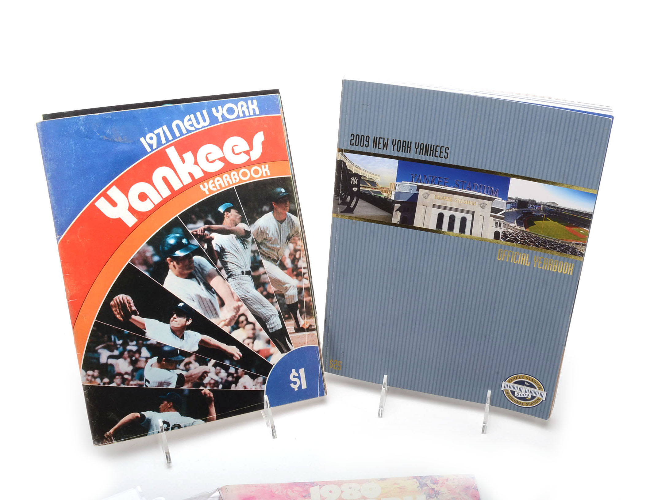 DiMaggio Photo with Yankee Programs