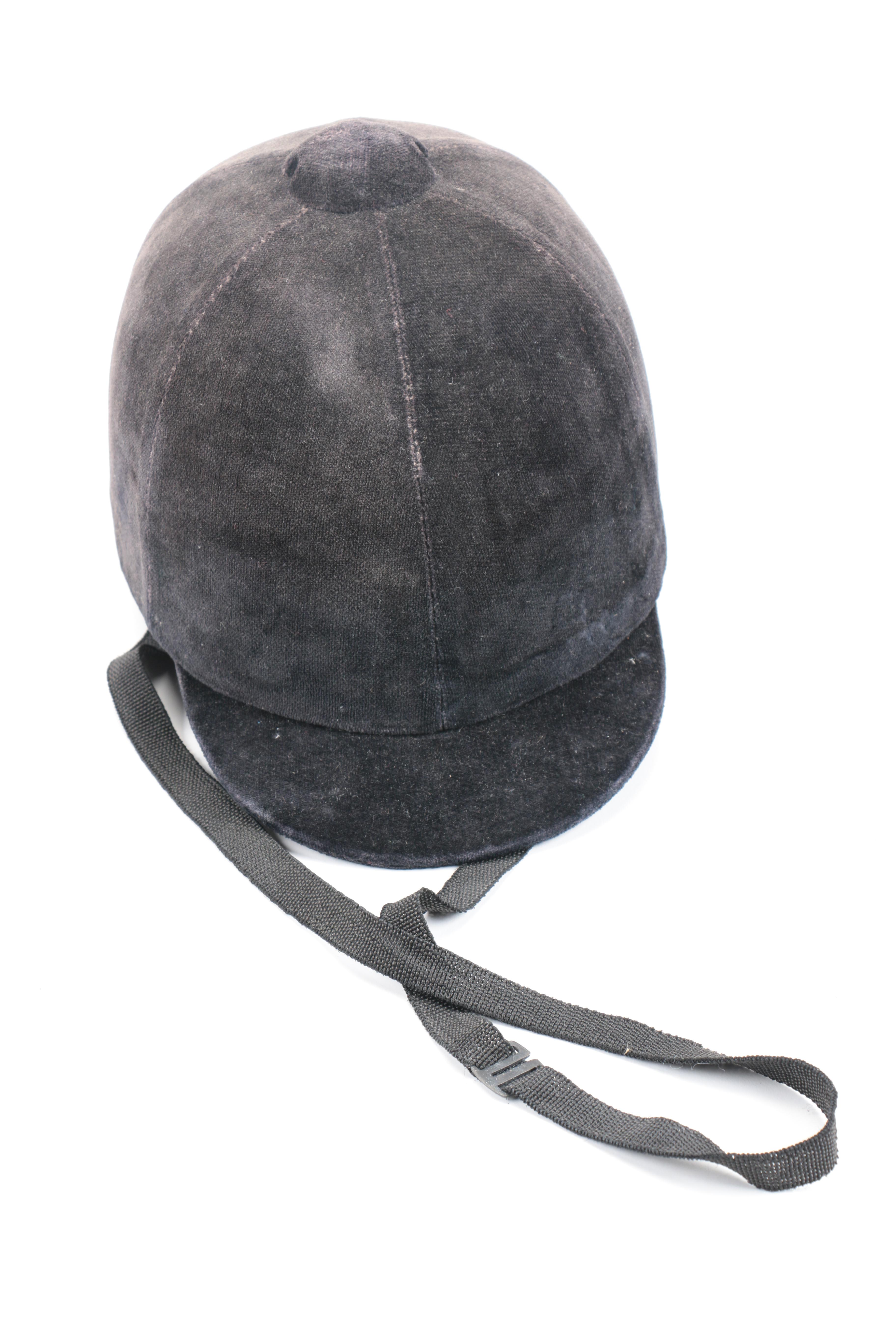 Pair of Grey Hunt Seat Riding Helmets