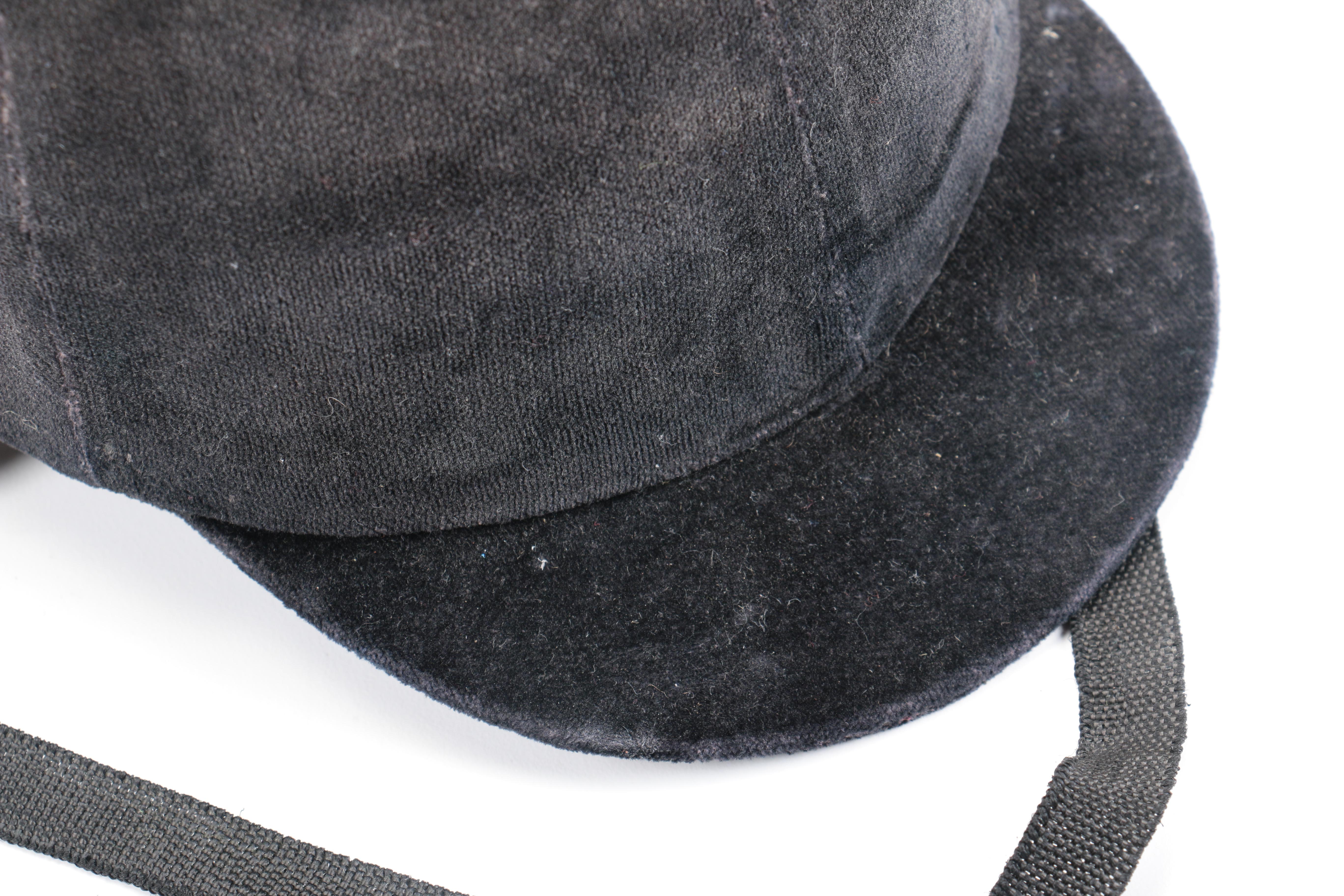 Pair of Grey Hunt Seat Riding Helmets