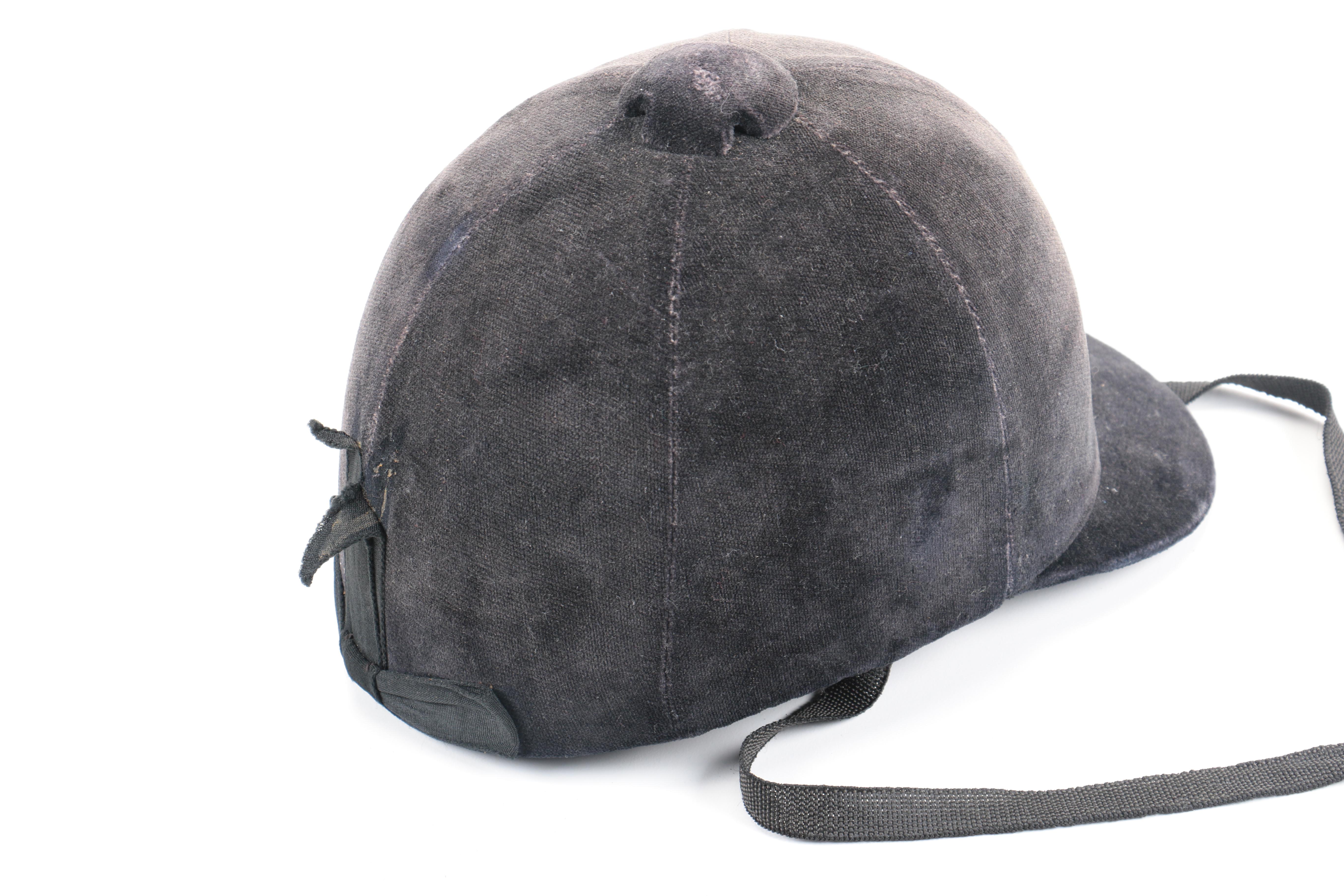 Pair of Grey Hunt Seat Riding Helmets