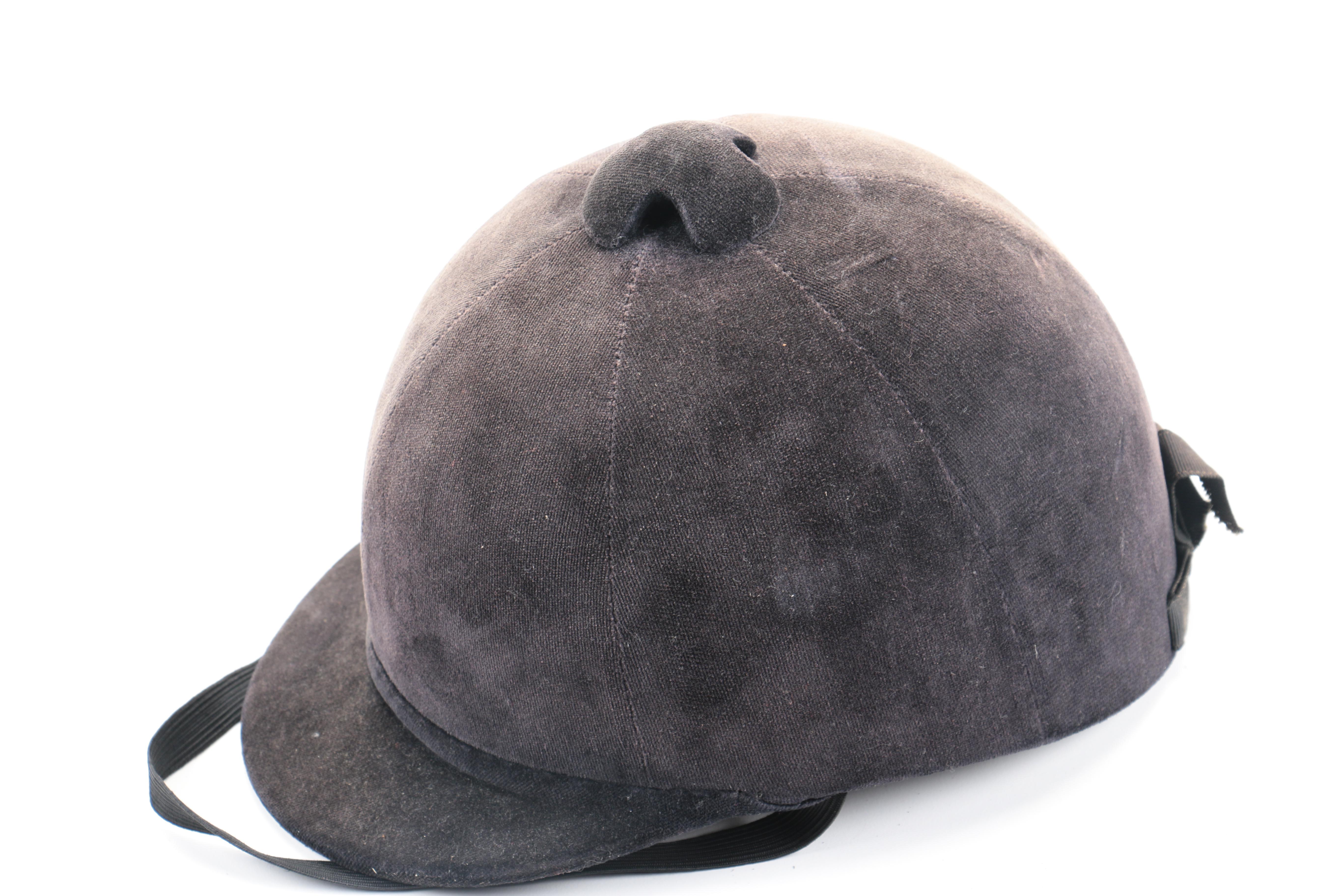 Pair of Grey Hunt Seat Riding Helmets