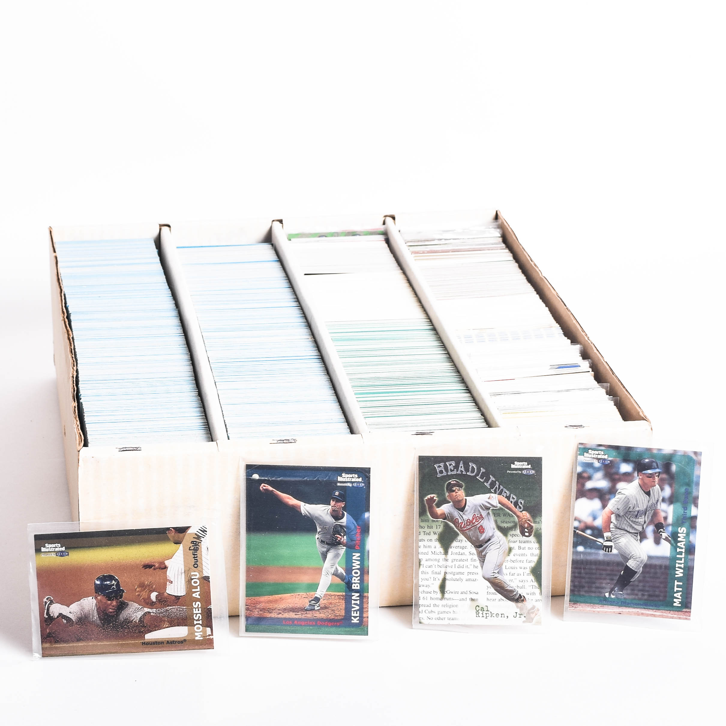 Collection of 1986-2000s Fleer Baseball Cards