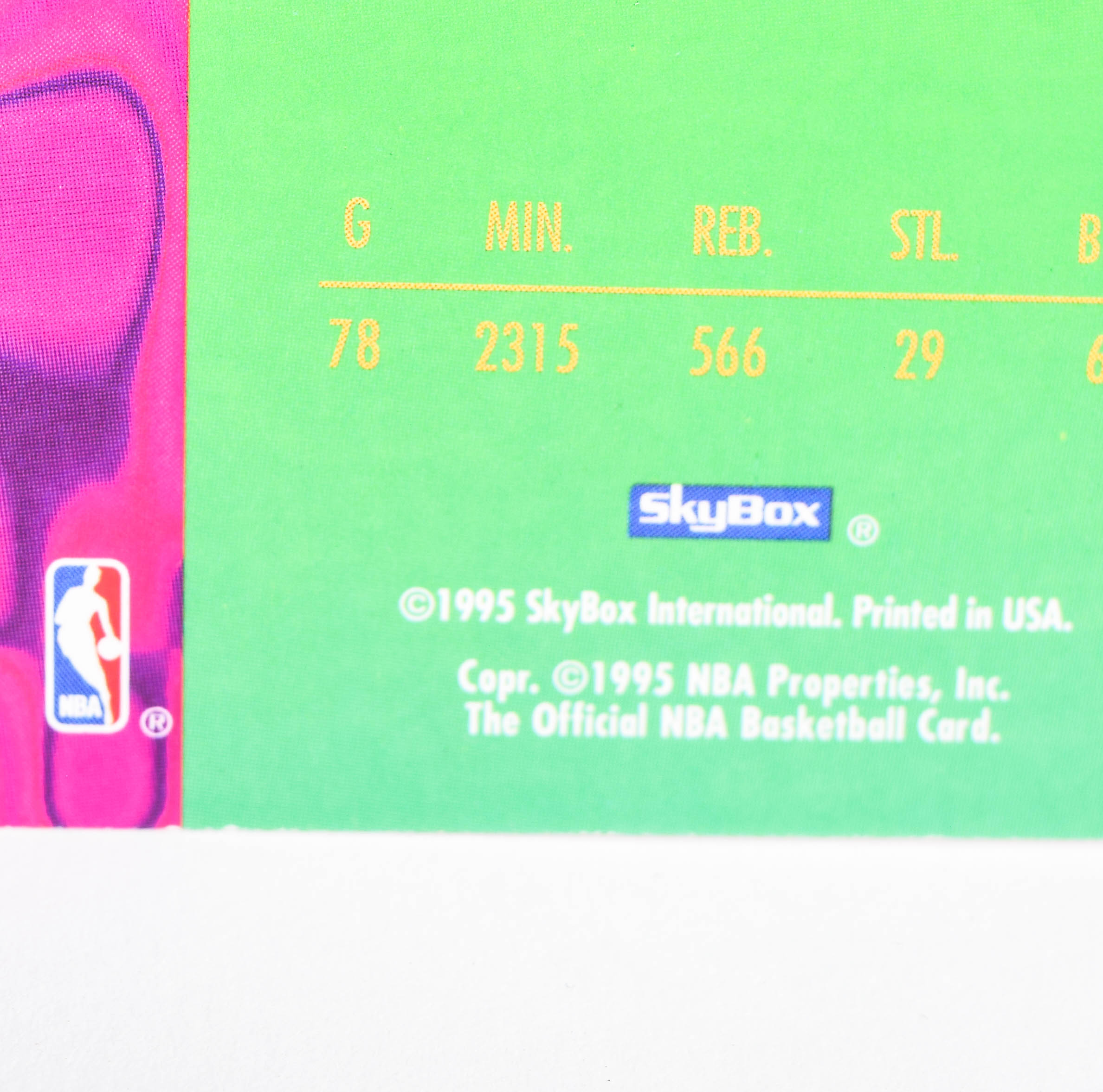 Collection of 1990s Skybox Hoops Basketball Cards