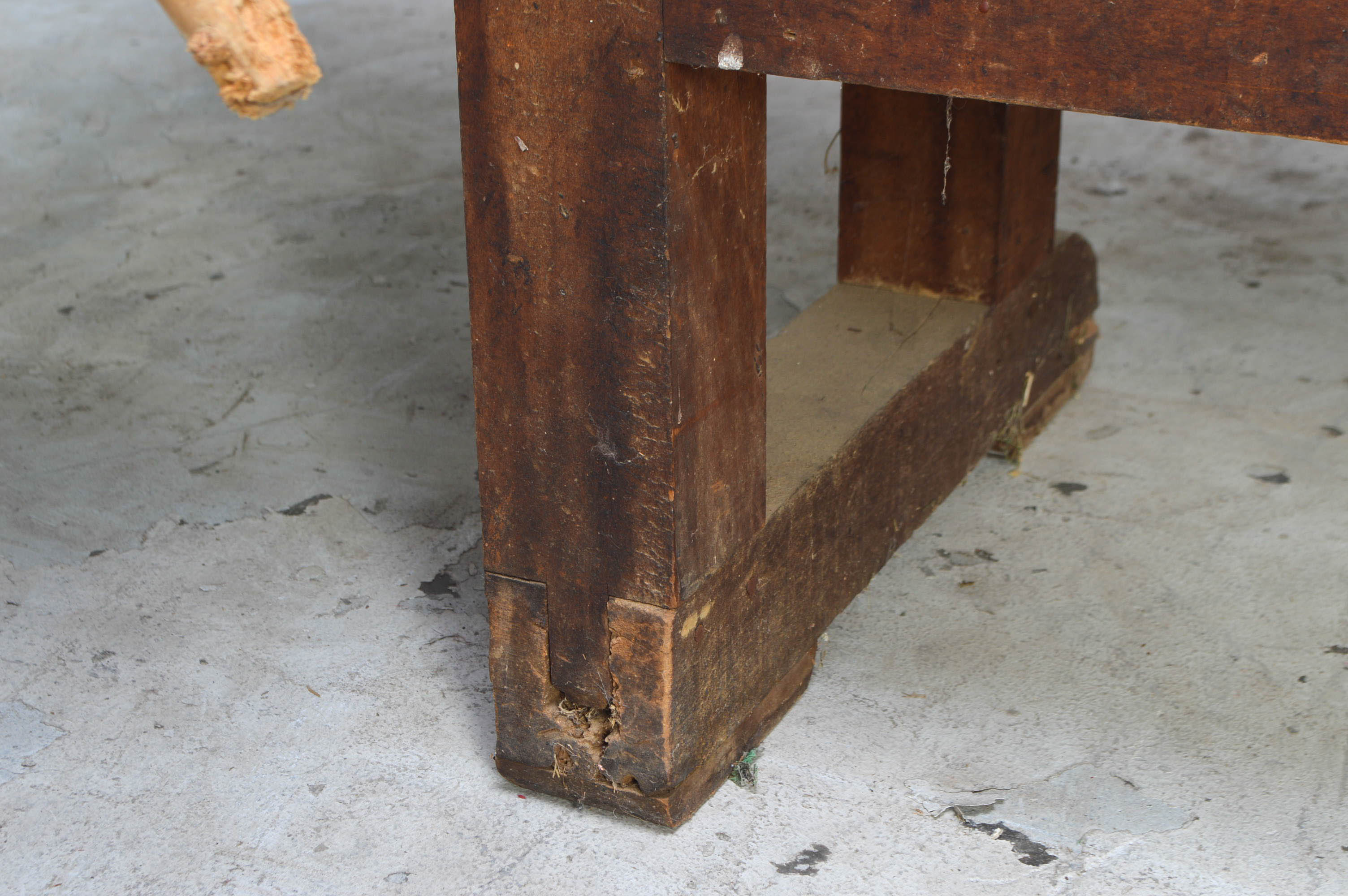 Antique Maple Ohio Tool Co. Cabinet Maker's Workbench