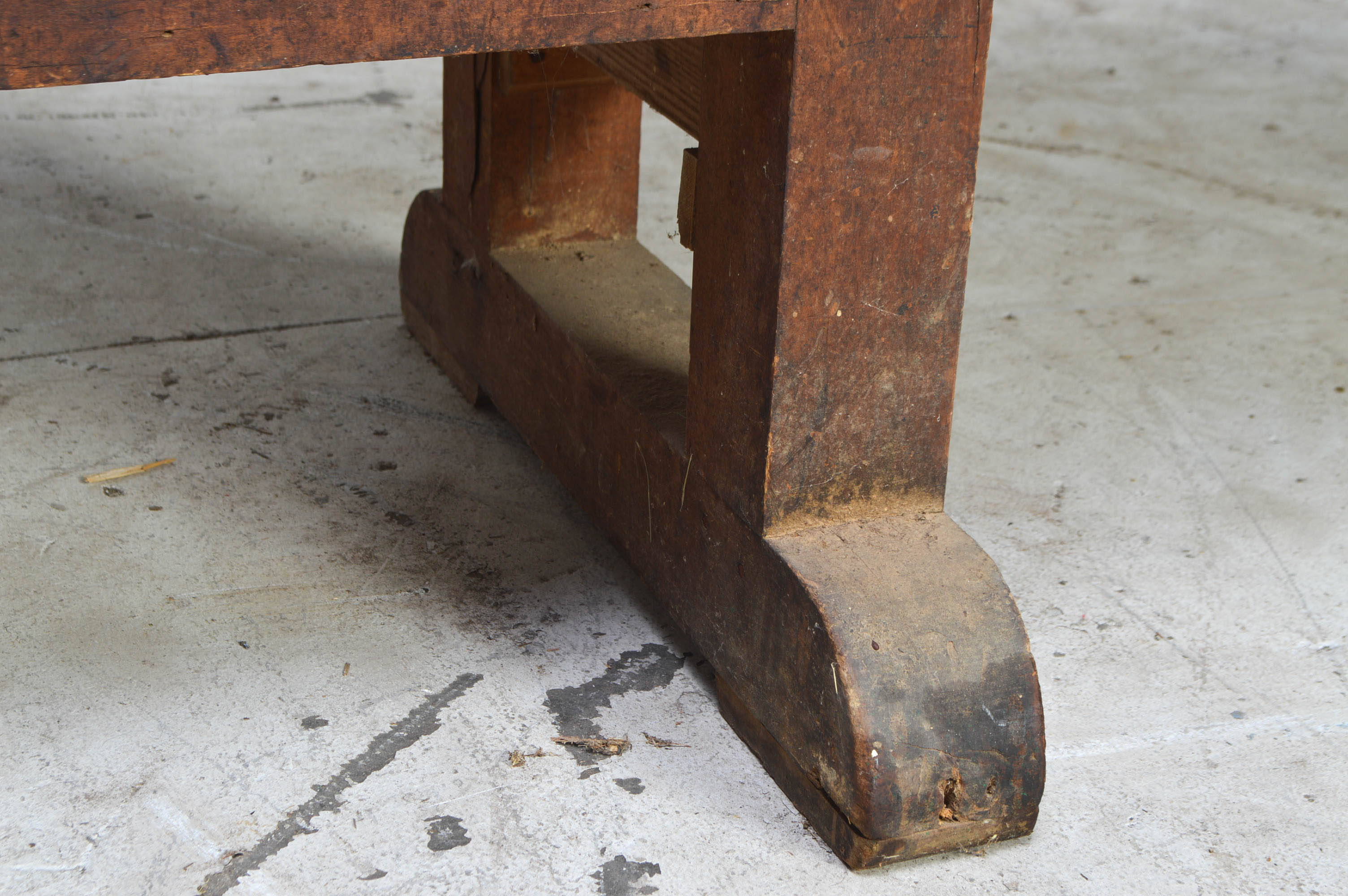 Antique Maple Ohio Tool Co. Cabinet Maker's Workbench