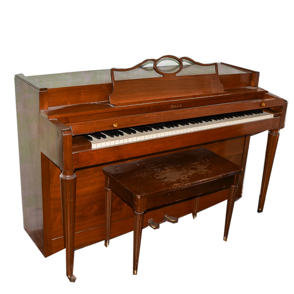 Vintage Howard Spinet Piano by Baldwin