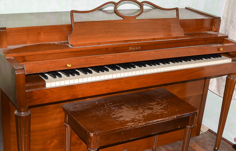 Vintage Howard Spinet Piano by Baldwin