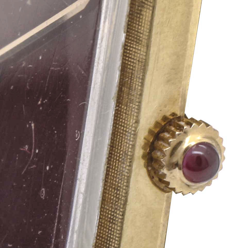 18K Yellow Gold Corum Watch With Case