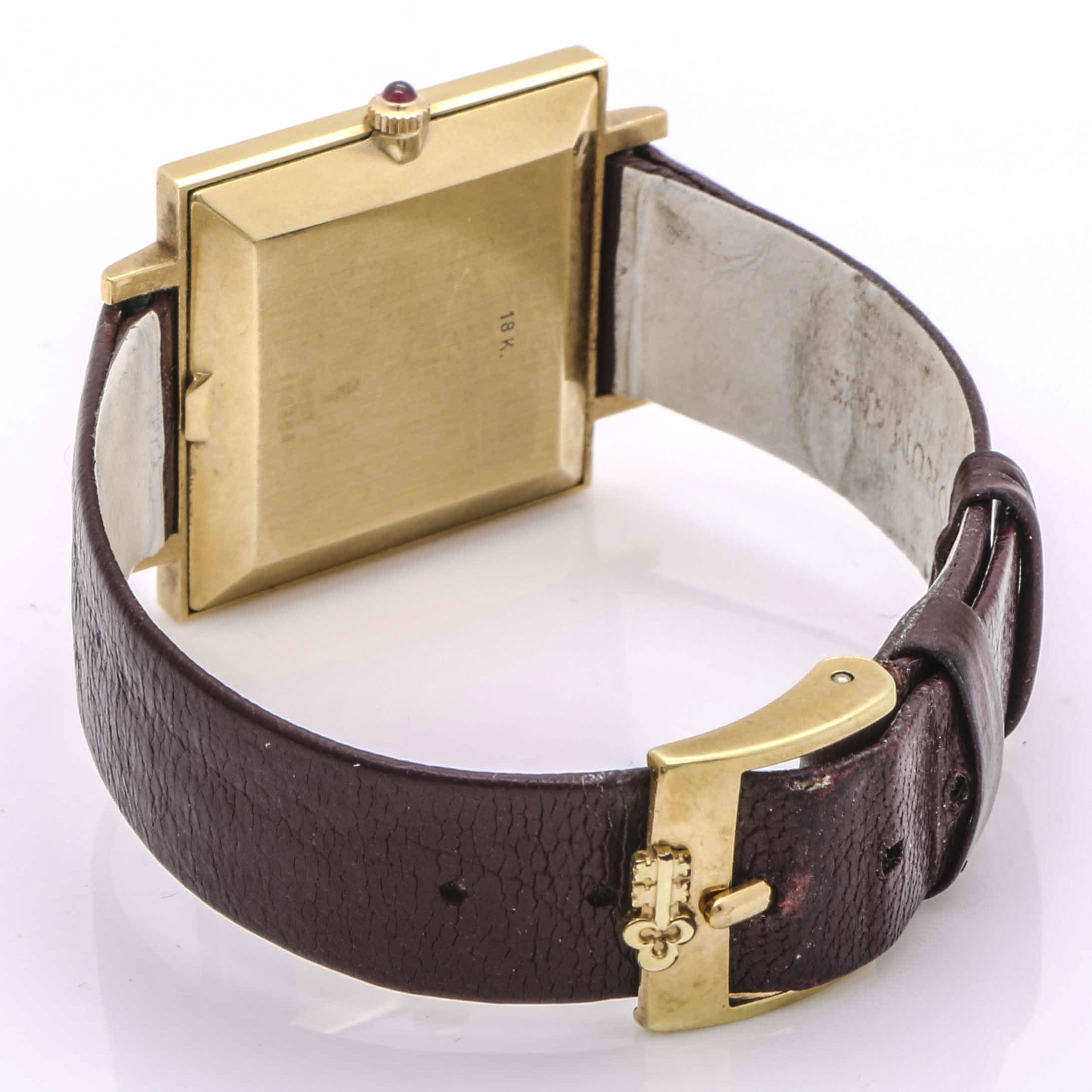 18K Yellow Gold Corum Watch With Case