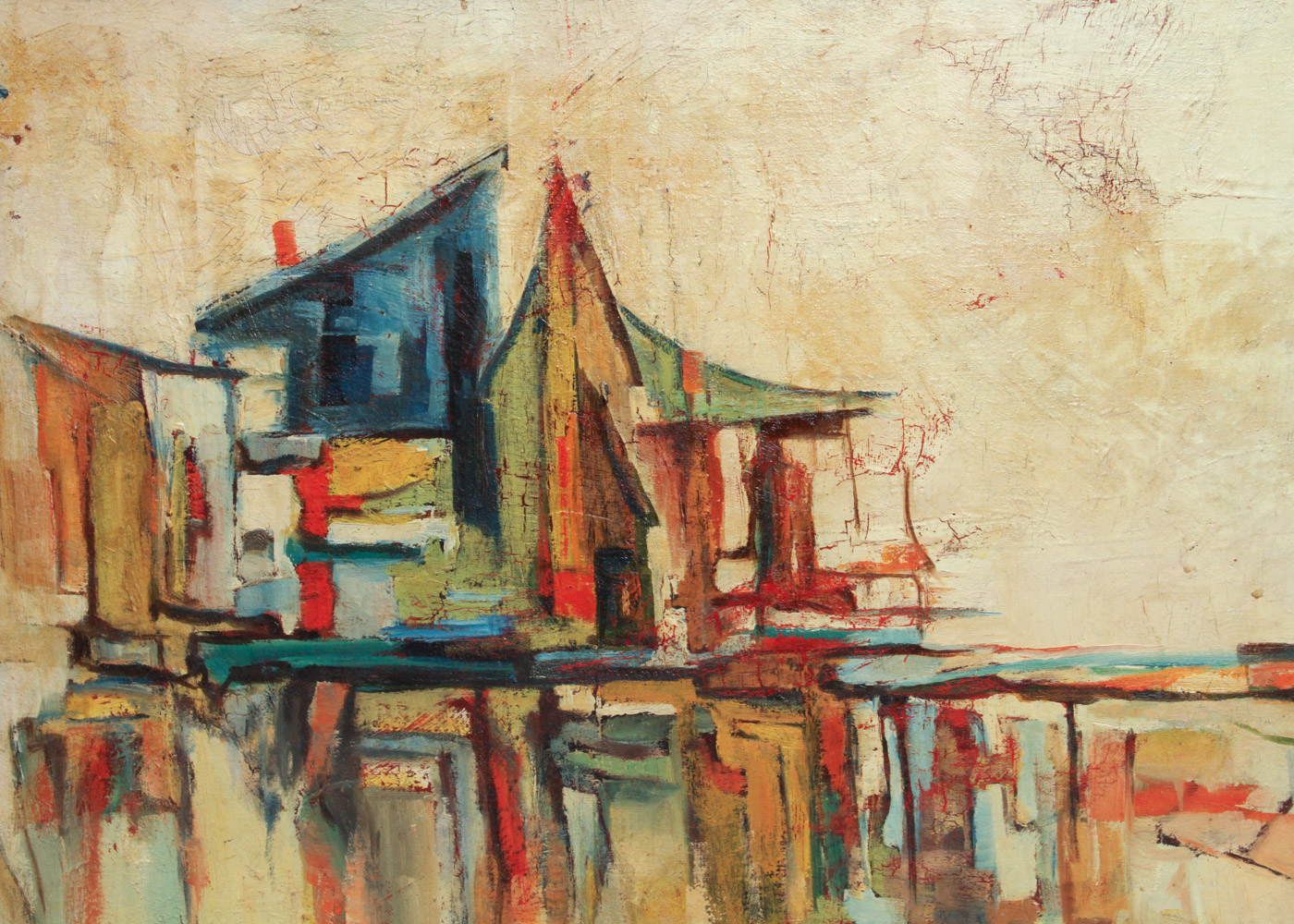 Lois Upham Oil Painting on Canvas "Sequel"