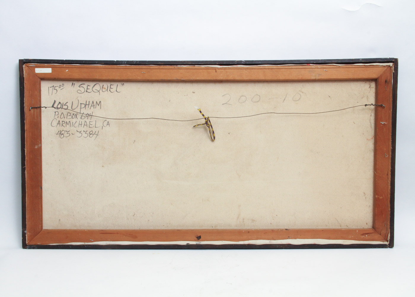 Lois Upham Oil Painting on Canvas "Sequel"