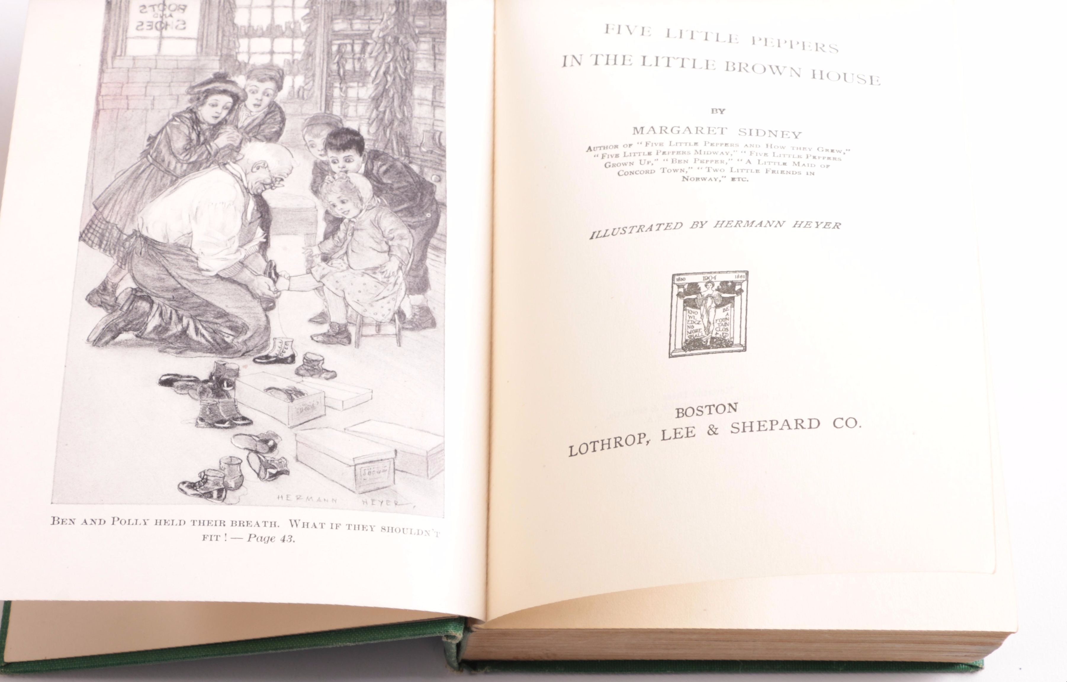 Early 1900s "Five Little Peppers" Books