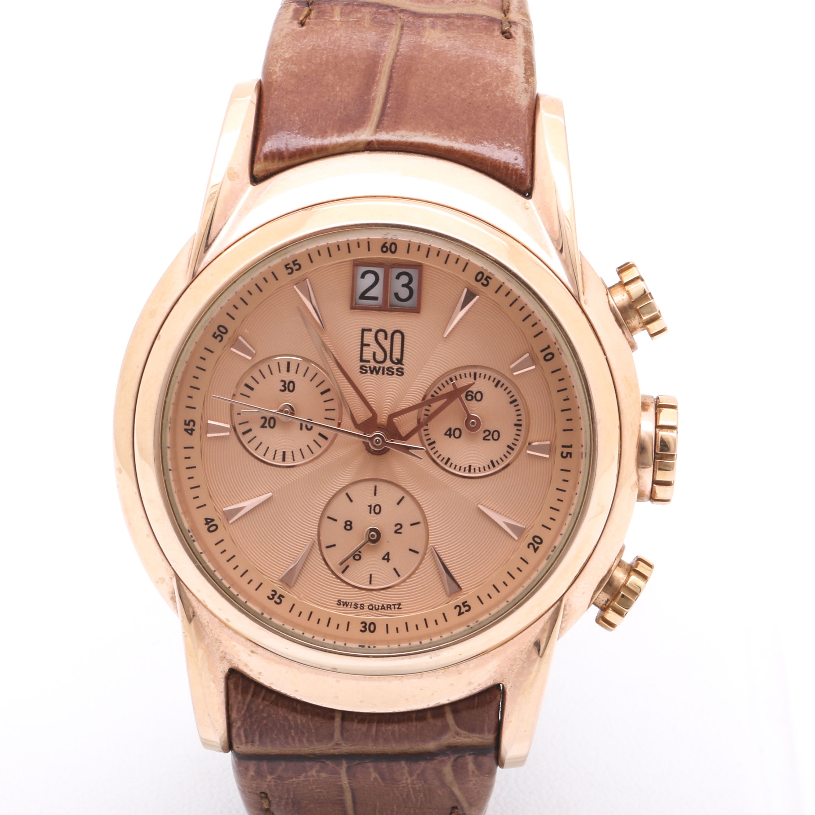 ESQ Swiss Rose Tone Stainless Steel Watch