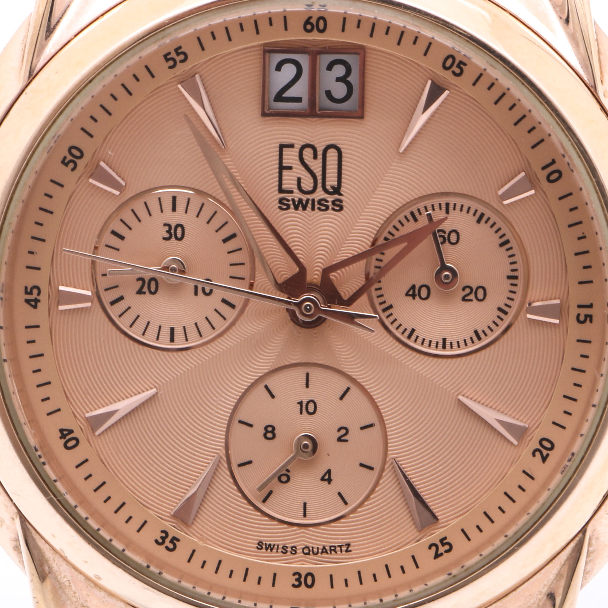 ESQ Swiss Rose Tone Stainless Steel Watch