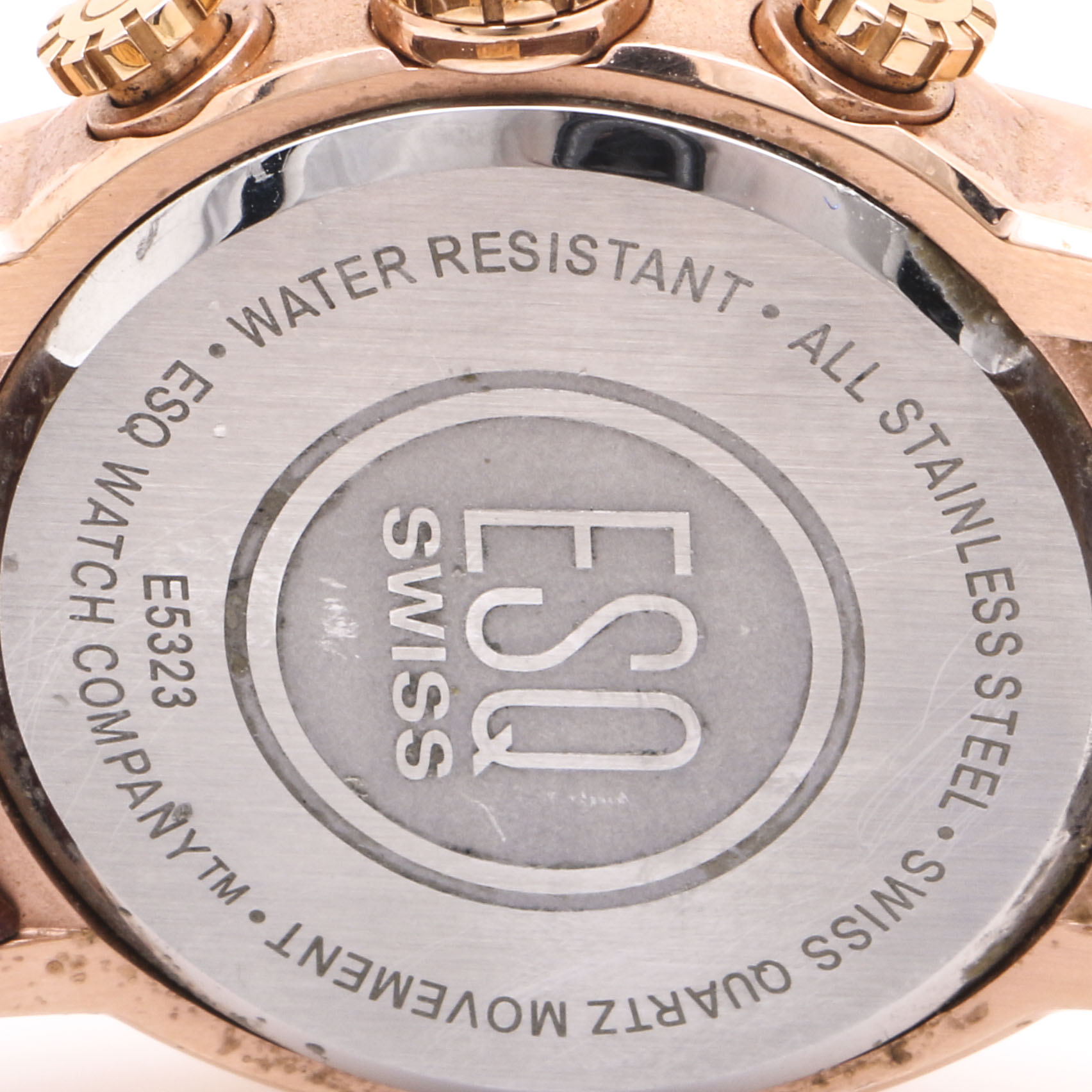 ESQ Swiss Rose Tone Stainless Steel Watch