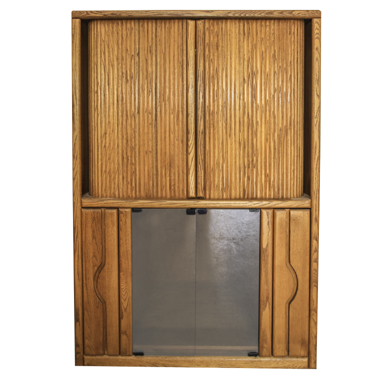 Oak Entertainment Cabinet