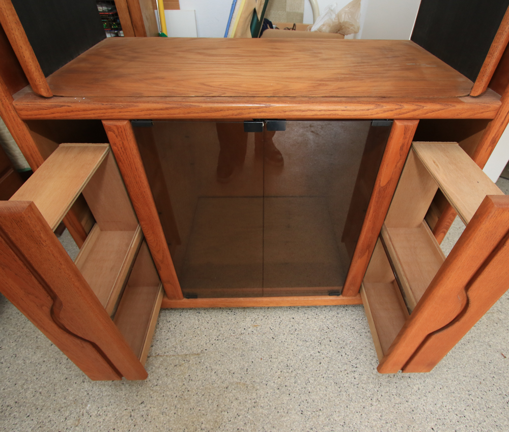 Oak Entertainment Cabinet