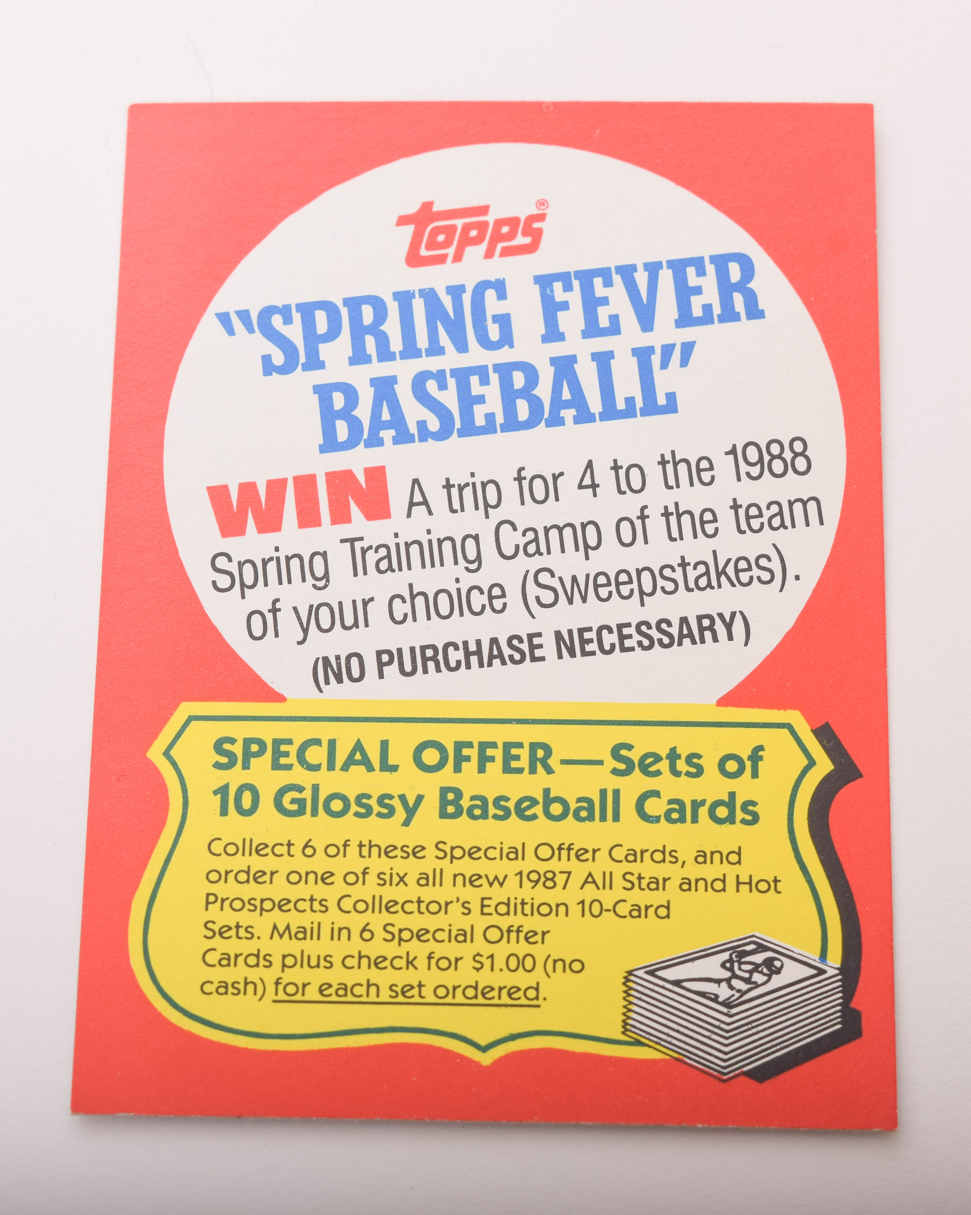 1987 Topps Baseball Card Collection