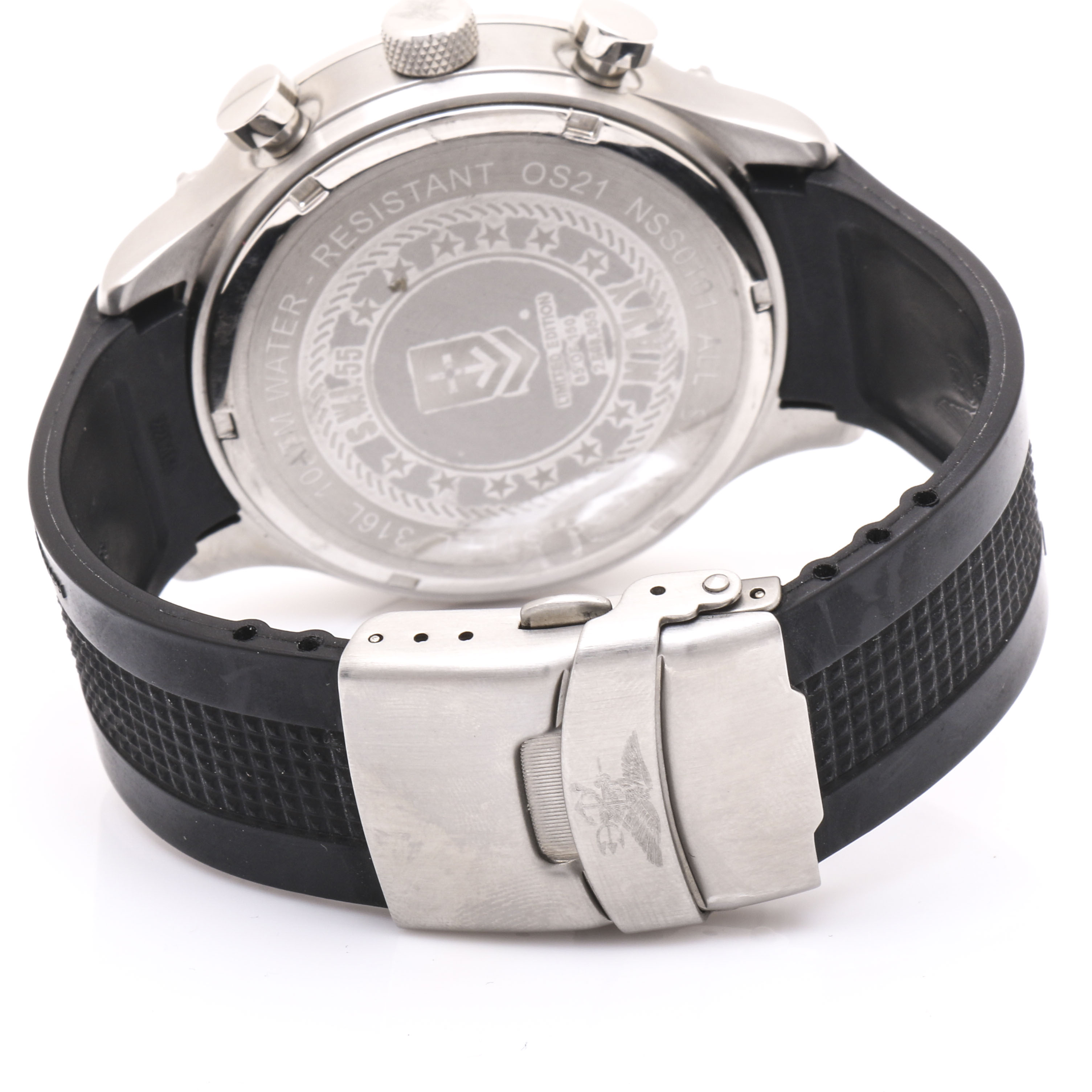 Stainless Steel S.W.I.55 Navy Watch