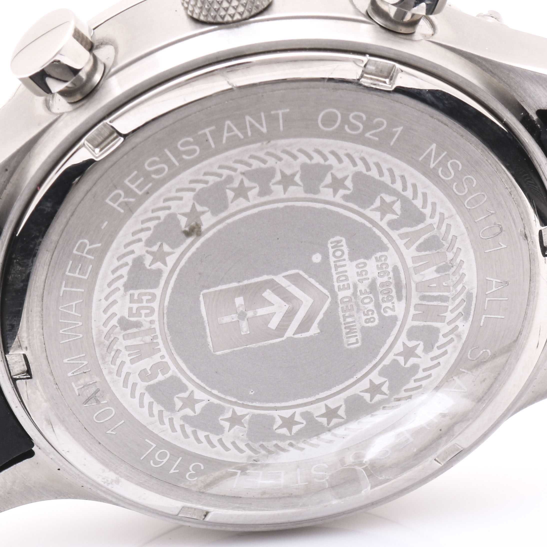 Stainless Steel S.W.I.55 Navy Watch