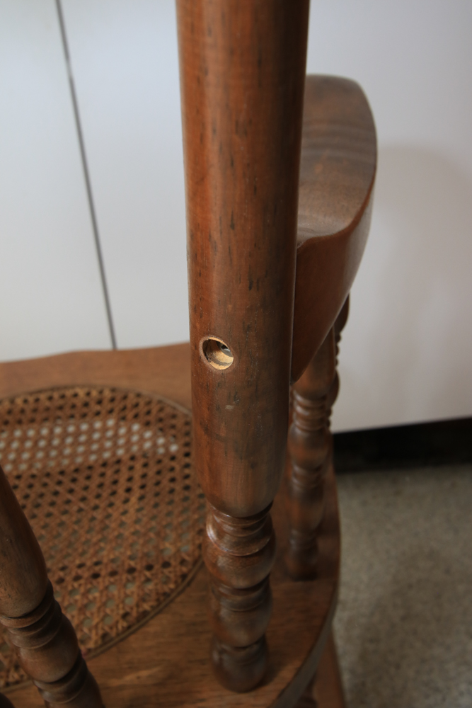 Wooden Vintage Rocking Chair by Lock 1776 Furniture Company