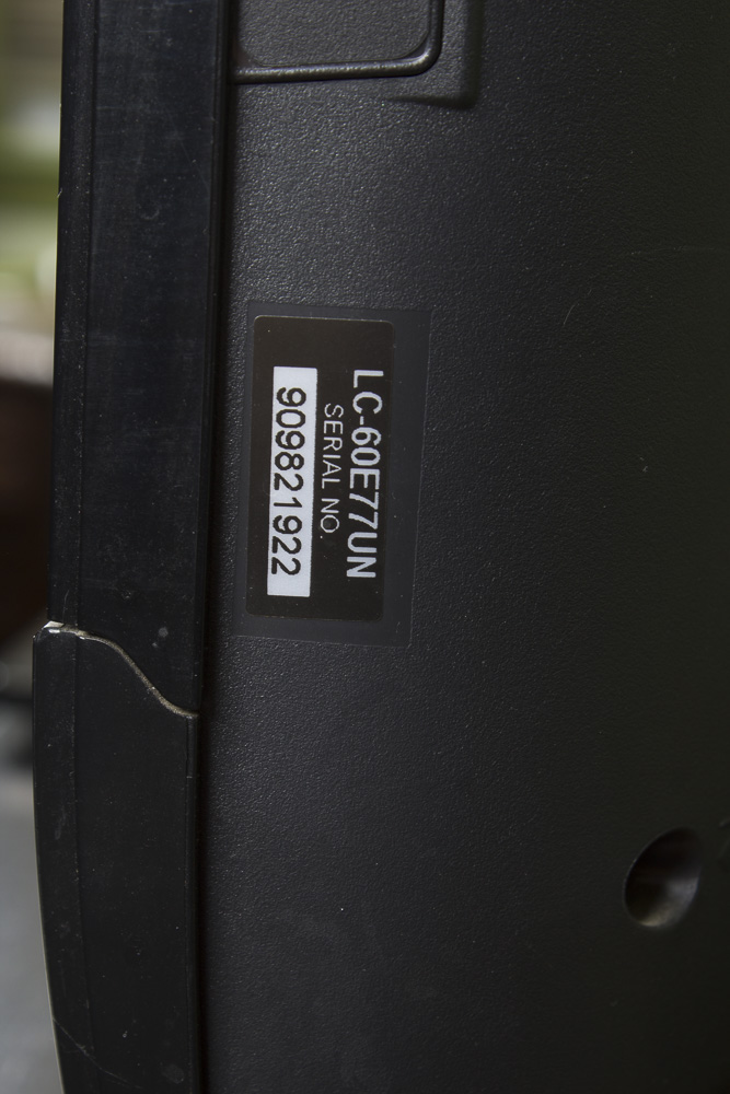 Sharp Aquos 60" LCD HDTV