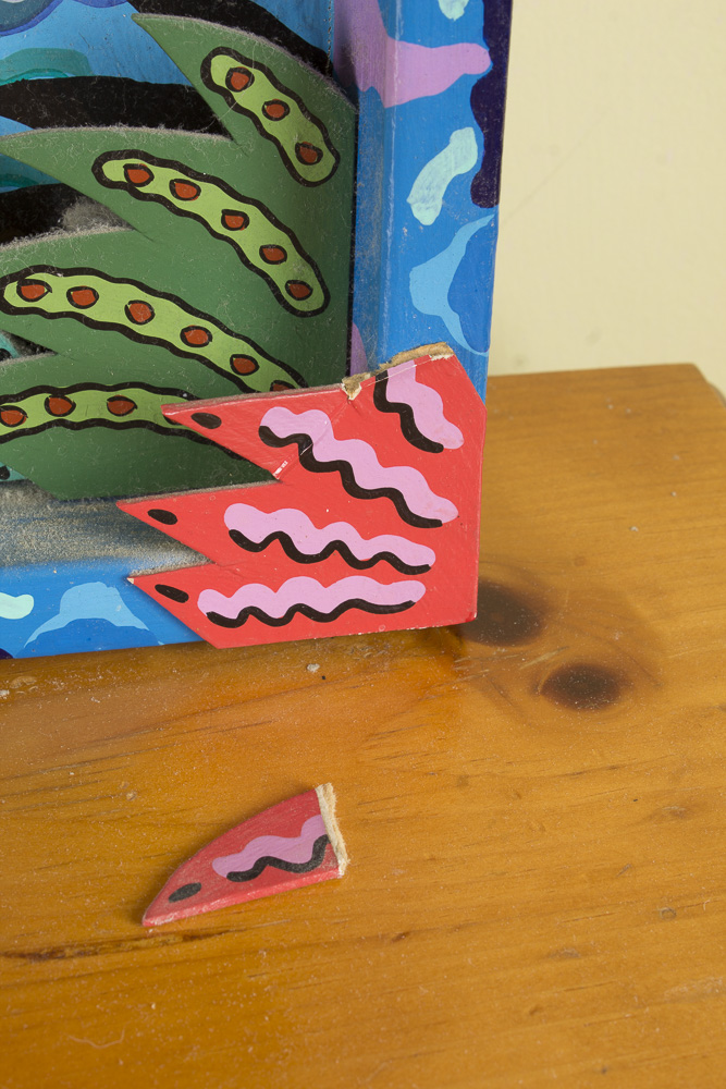 Sal Guastella "Swamp Surrender" 3D Painted Wood Composition