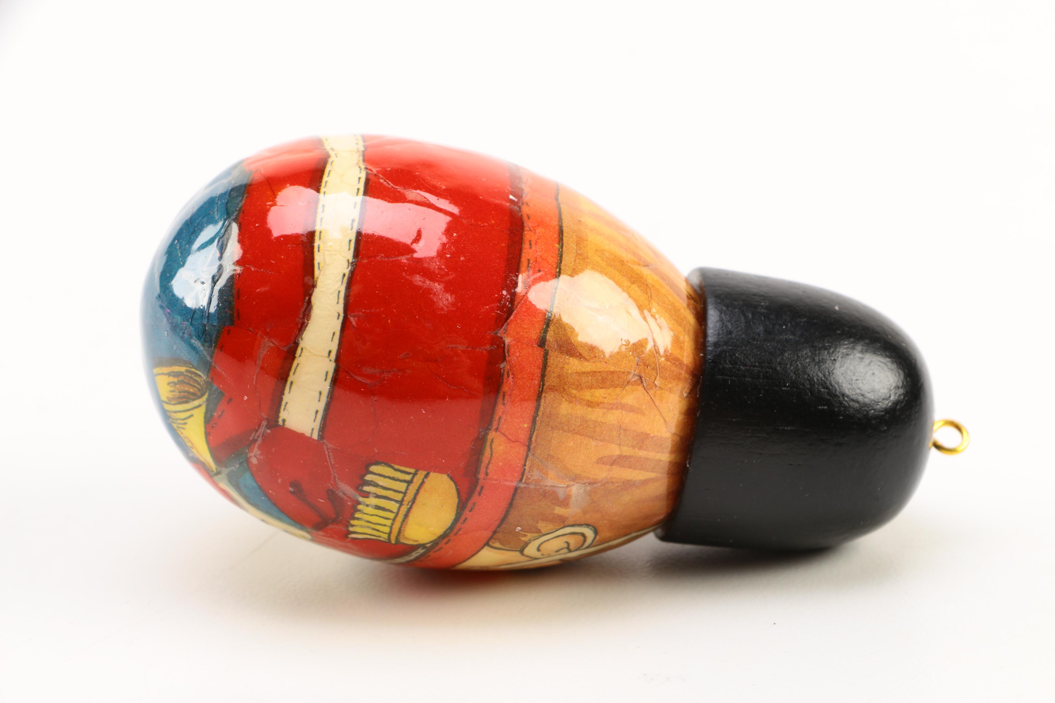 A Collection of Vintage 'Shiny Brite'-Style Tree Ornaments