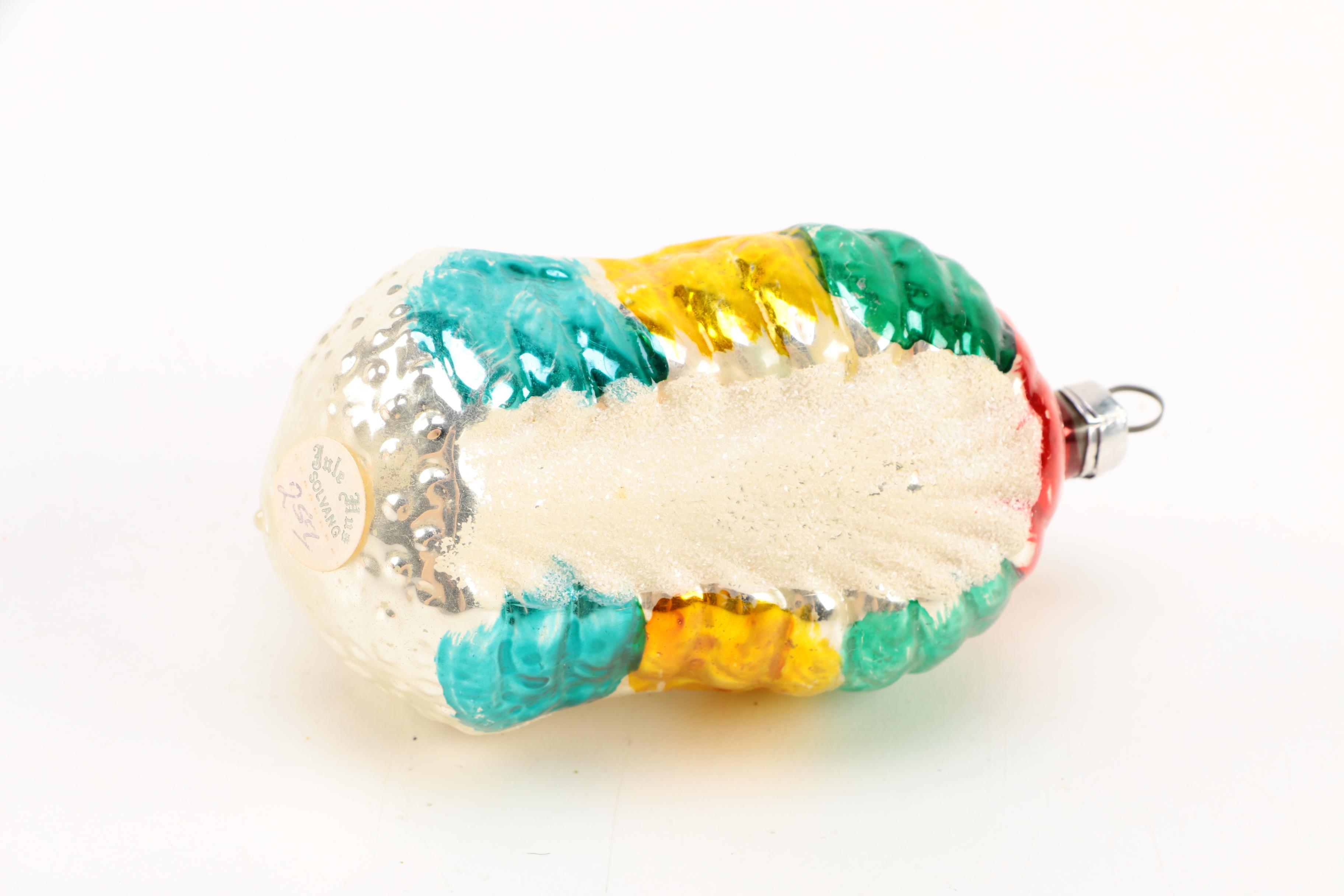 A Collection of Vintage 'Shiny Brite'-Style Tree Ornaments