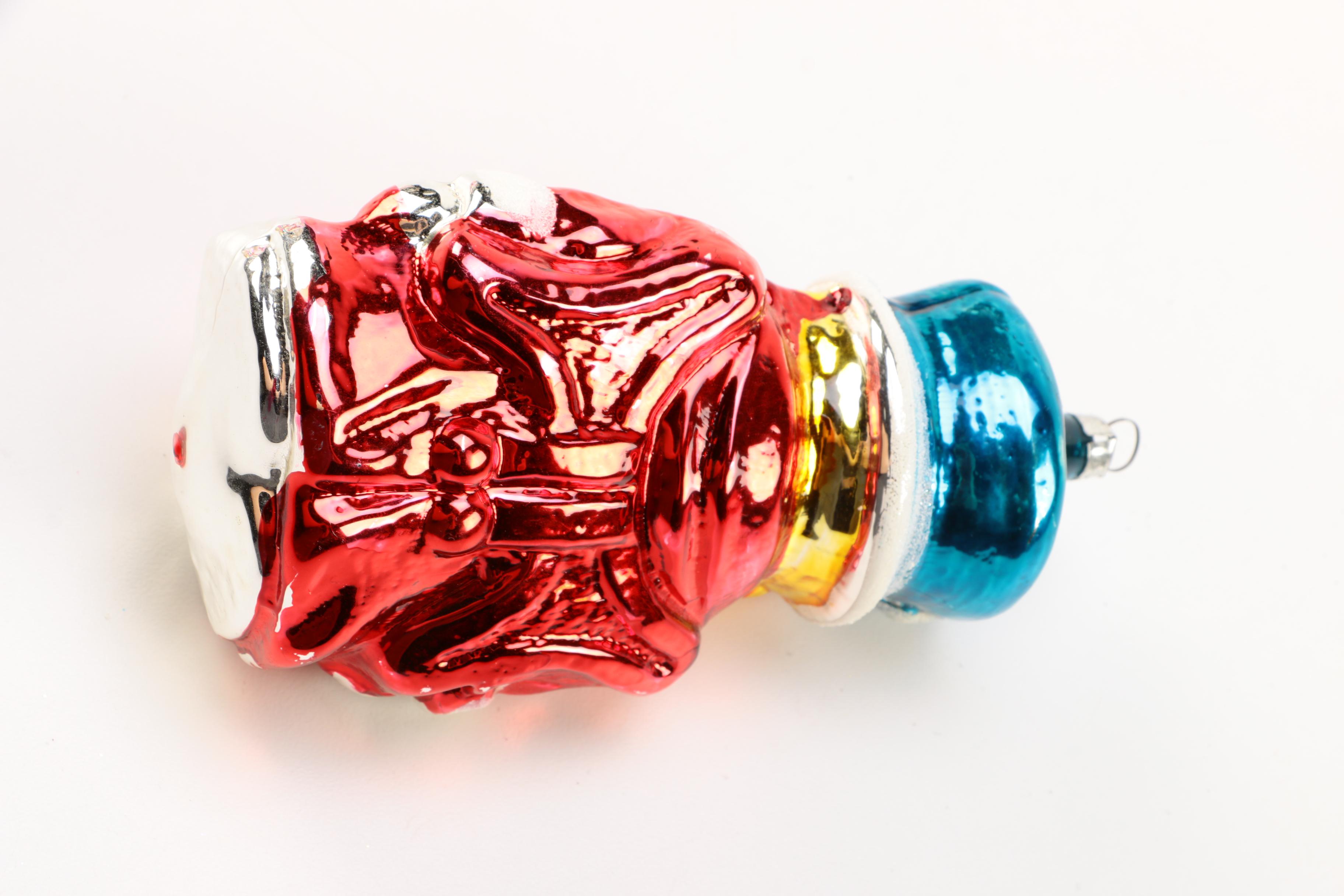 A Collection of Vintage 'Shiny Brite'-Style Tree Ornaments