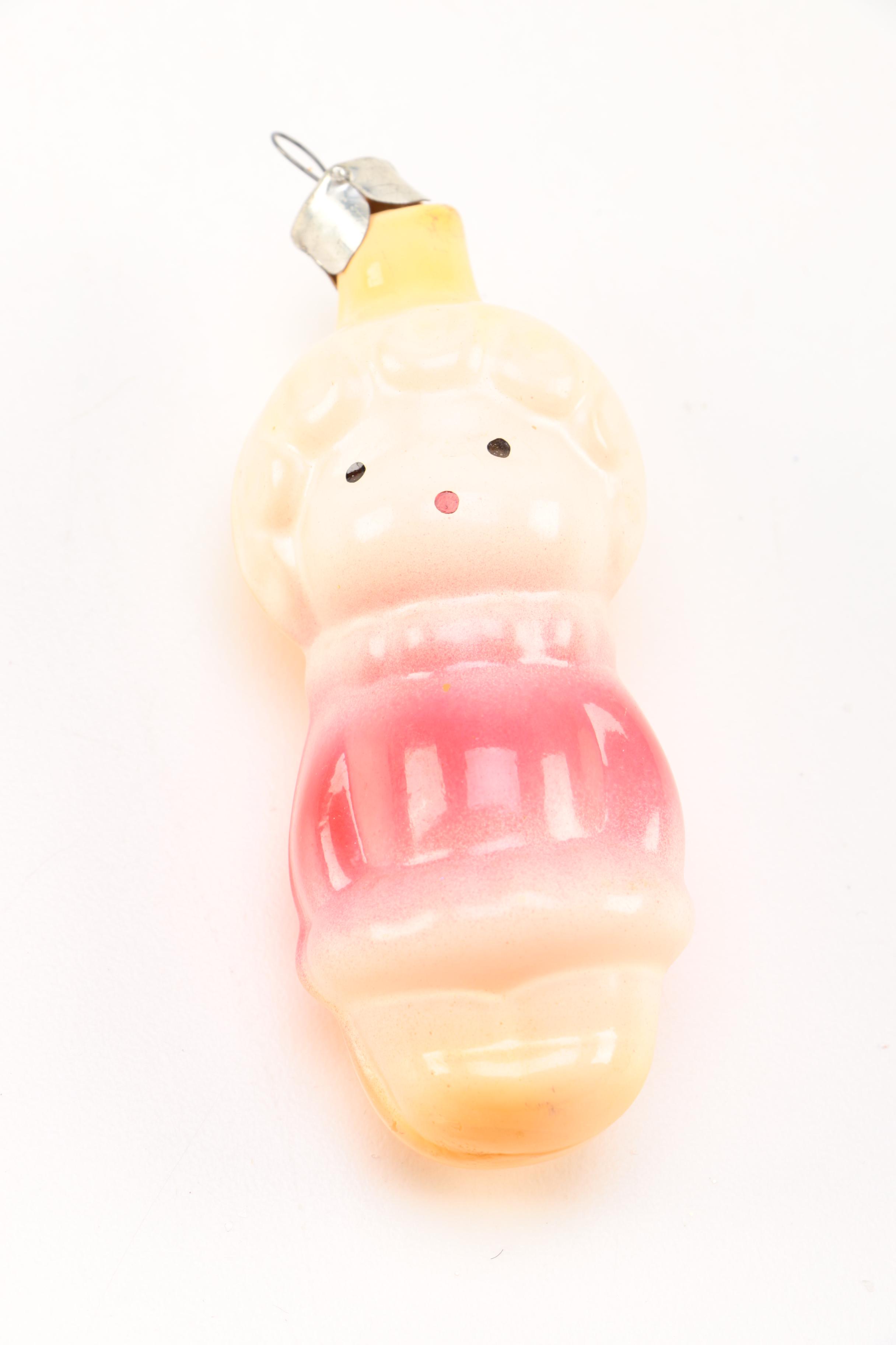 A Collection of Vintage 'Shiny Brite'-Style Tree Ornaments