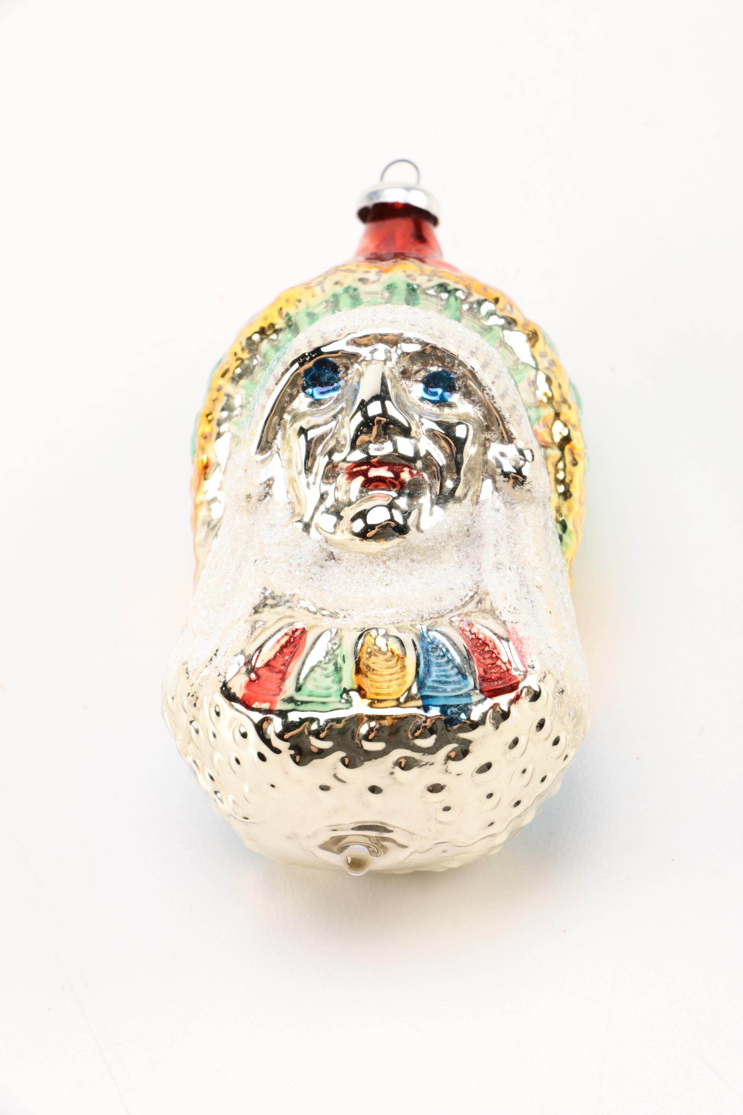 A Collection of Vintage 'Shiny Brite'-Style Tree Ornaments