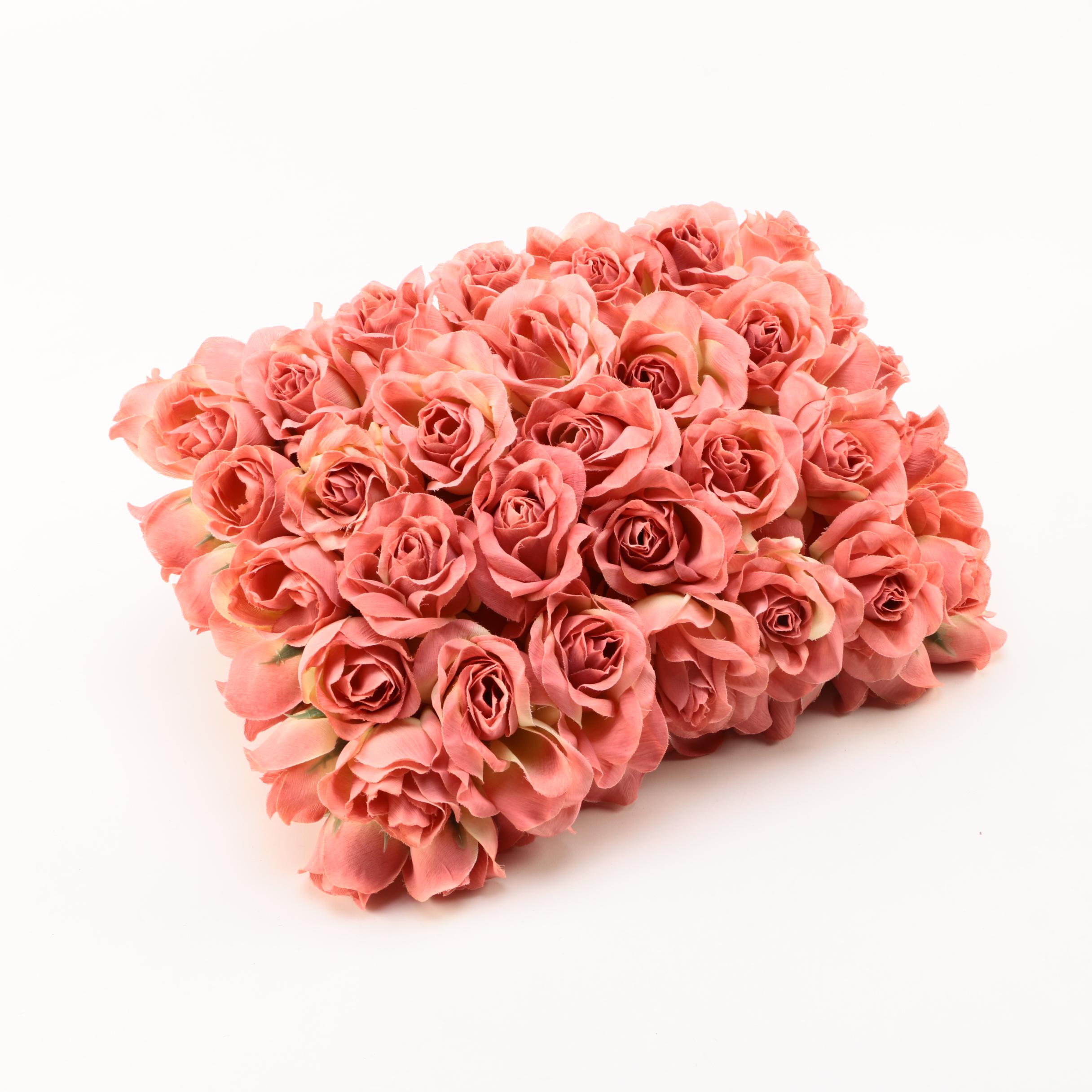 Rose Blossom Accent Pillow