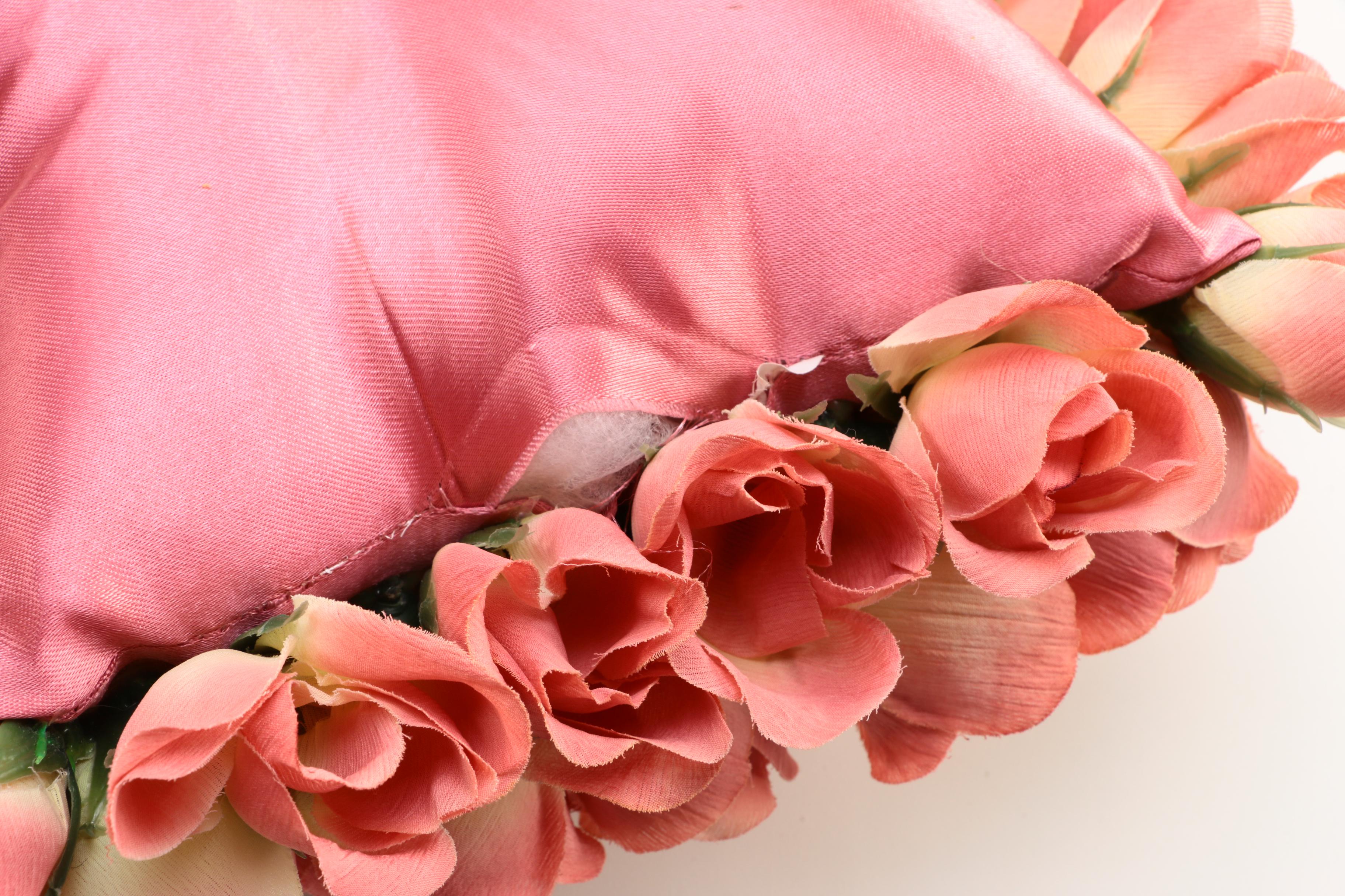 Rose Blossom Accent Pillow