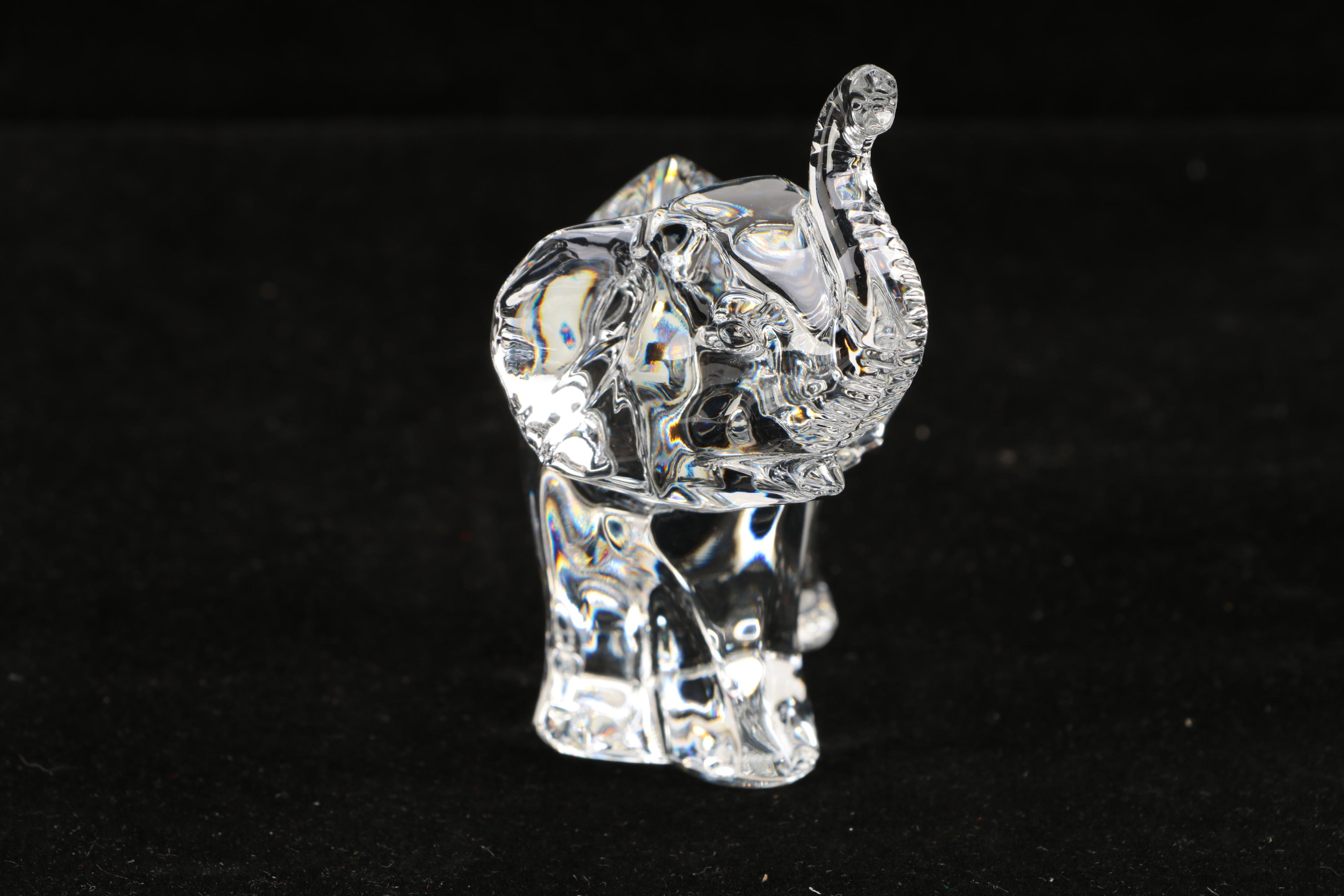 Waterford Crystal Elephant Figurine