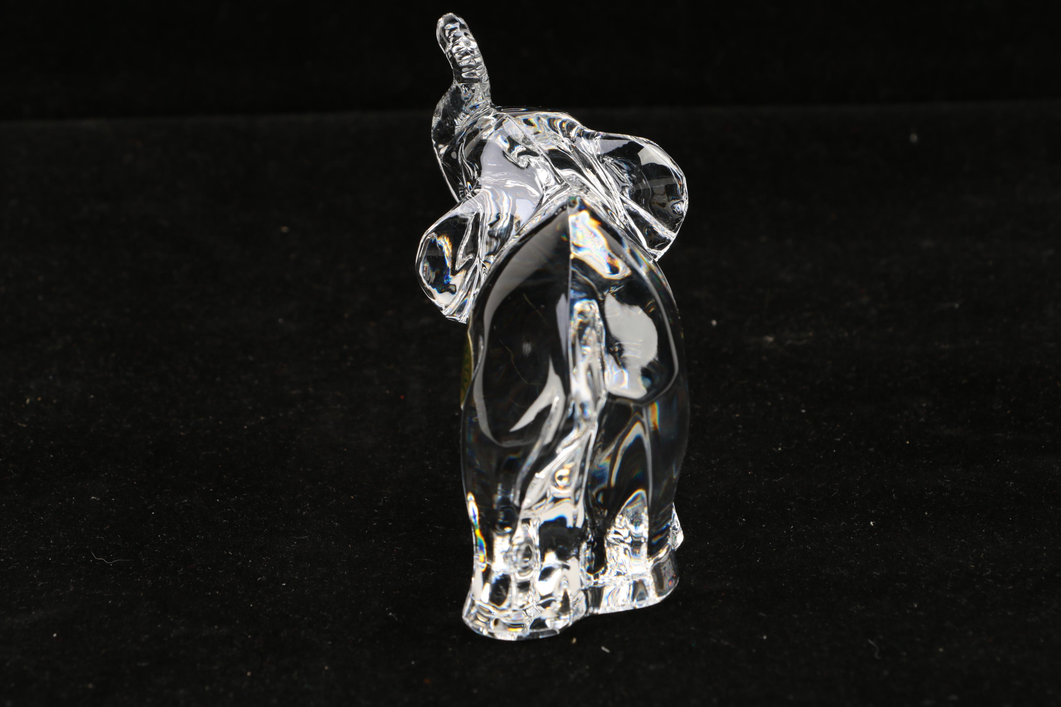 Waterford Crystal Elephant Figurine