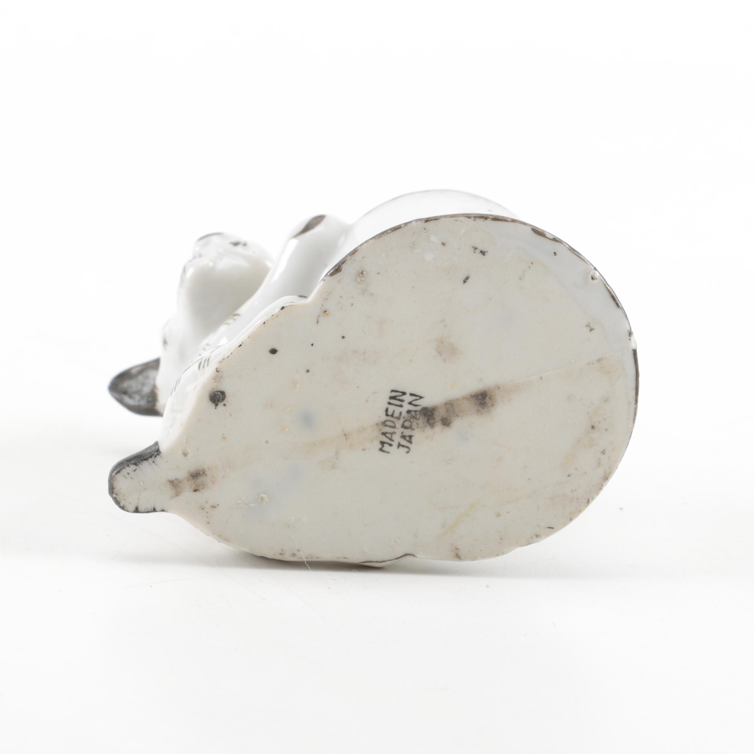 Pair of Scotty Dog Toothpick Holders From Japan