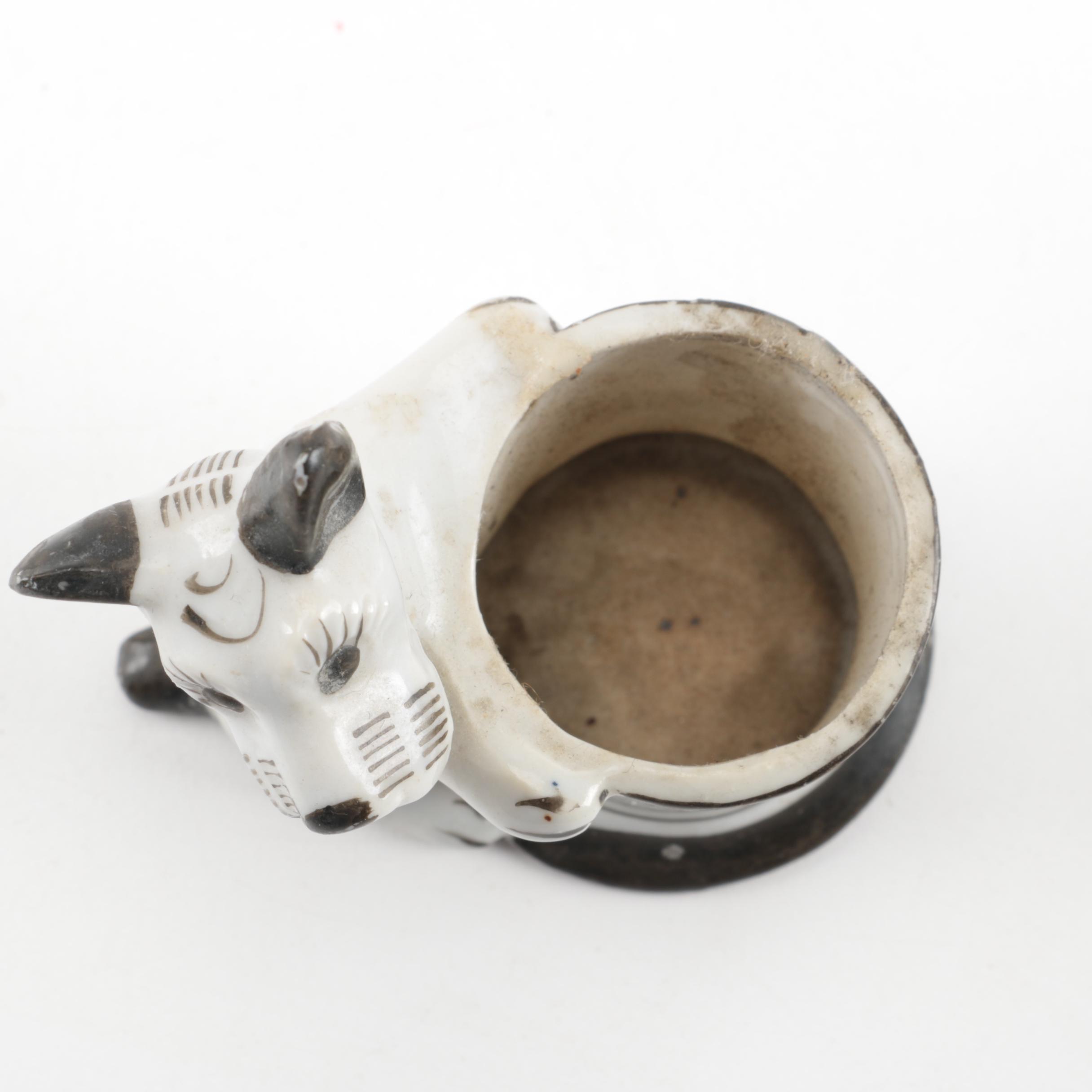 Pair of Scotty Dog Toothpick Holders From Japan