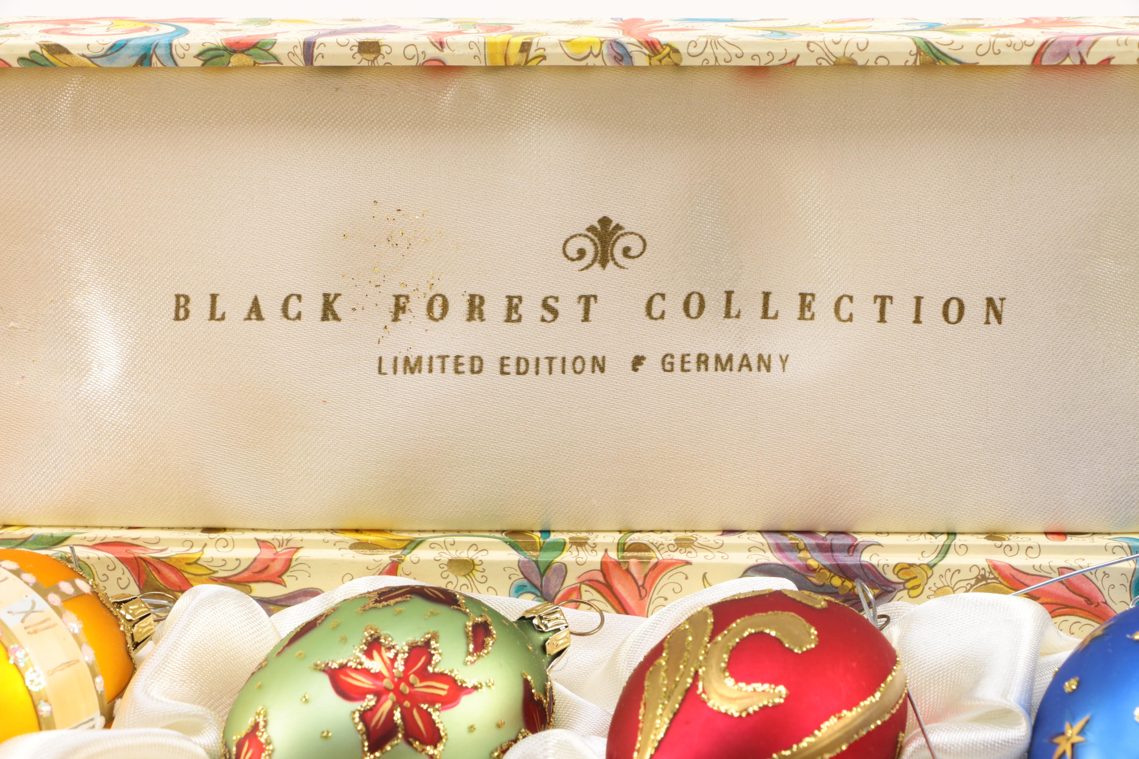 Black Forest Collection Of Egg Ornaments