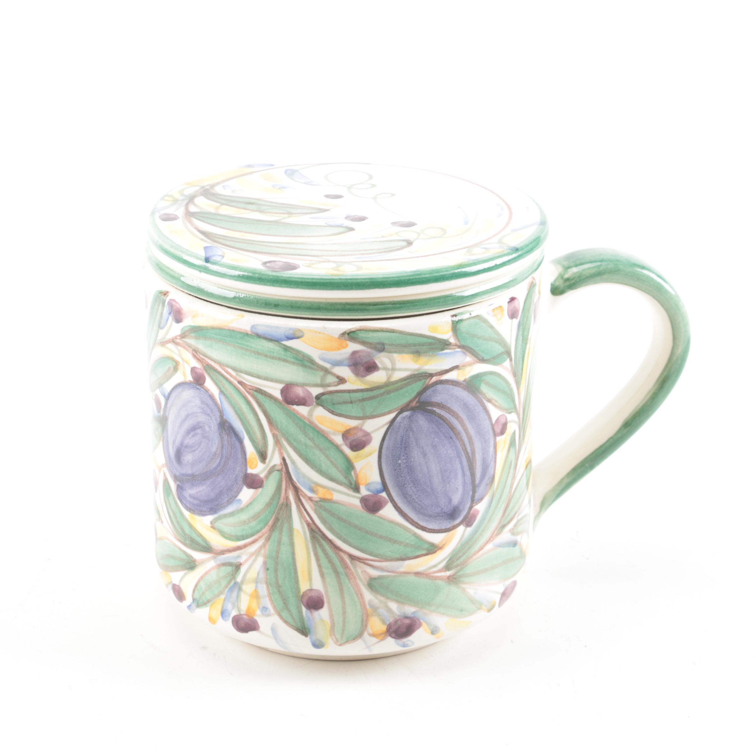 Angela Davies Hand Painted Ceramic Tea Mug