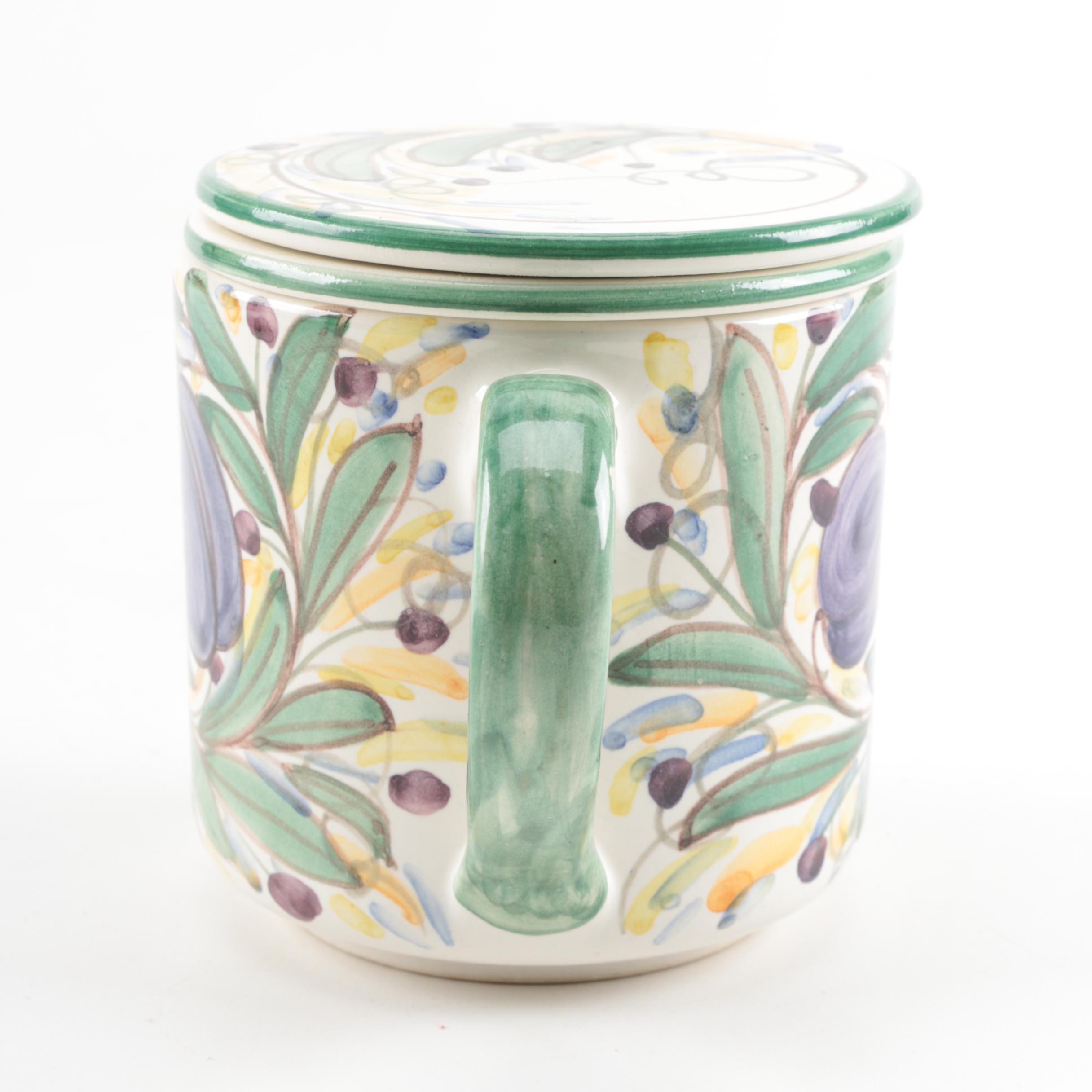 Angela Davies Hand Painted Ceramic Tea Mug