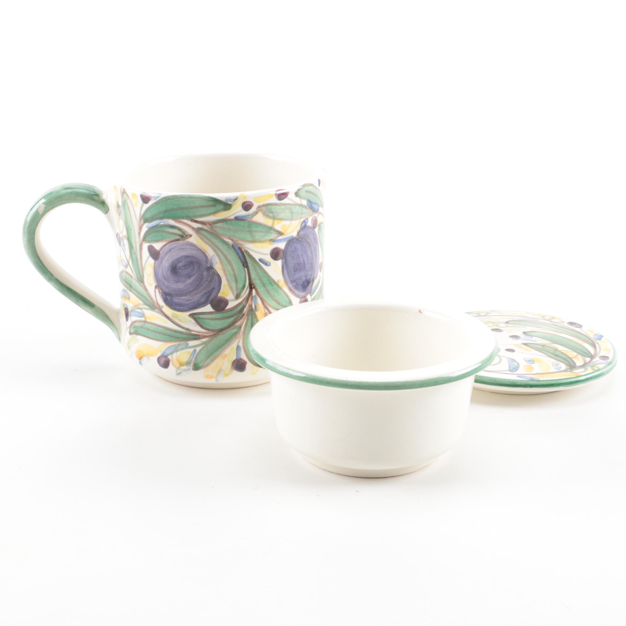 Angela Davies Hand Painted Ceramic Tea Mug