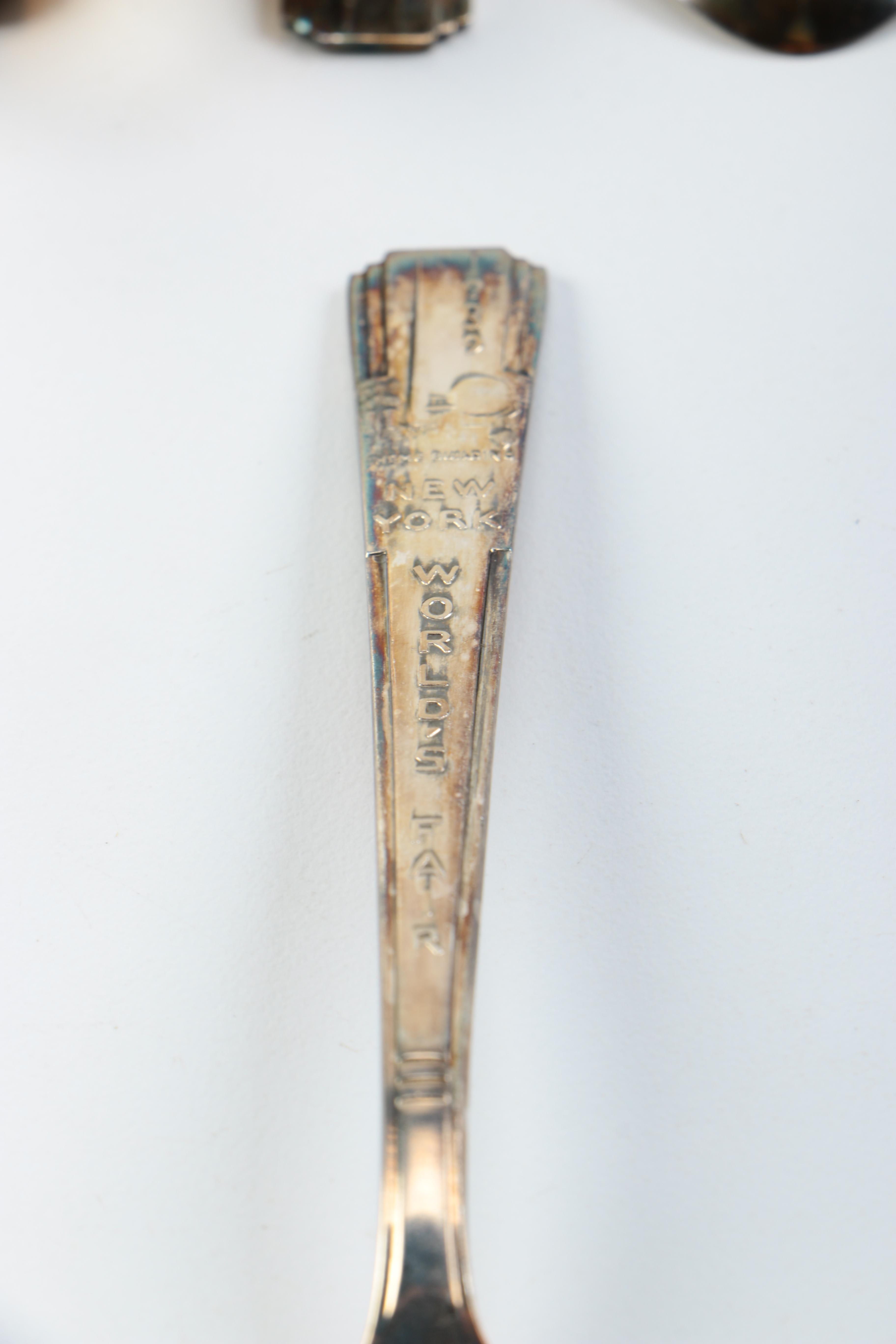 1939 World's Fair Silver-Plated Spoon Collection