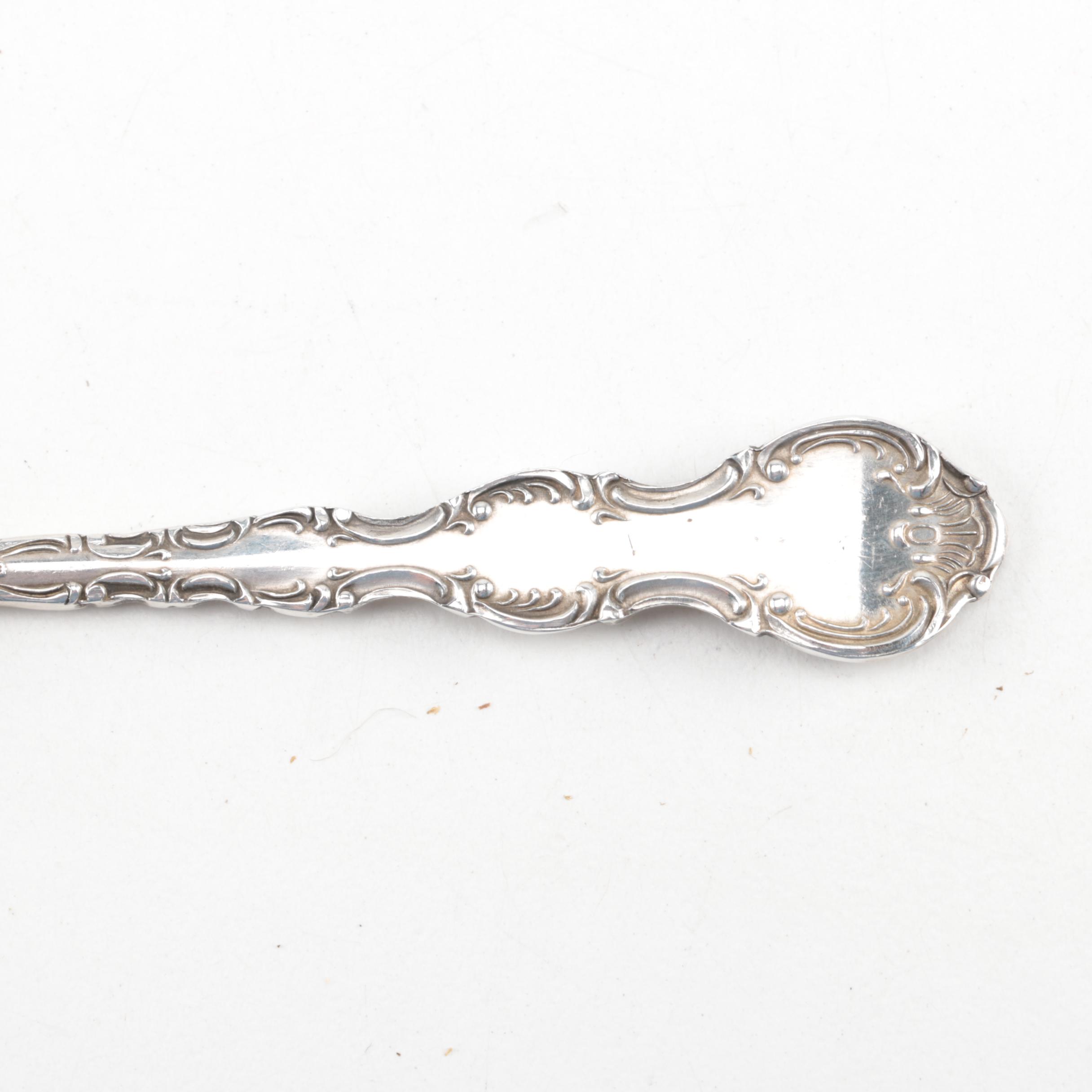 Gorham "Strasbourg" Sterling Silver Cocktail Fork and Lemon Fork